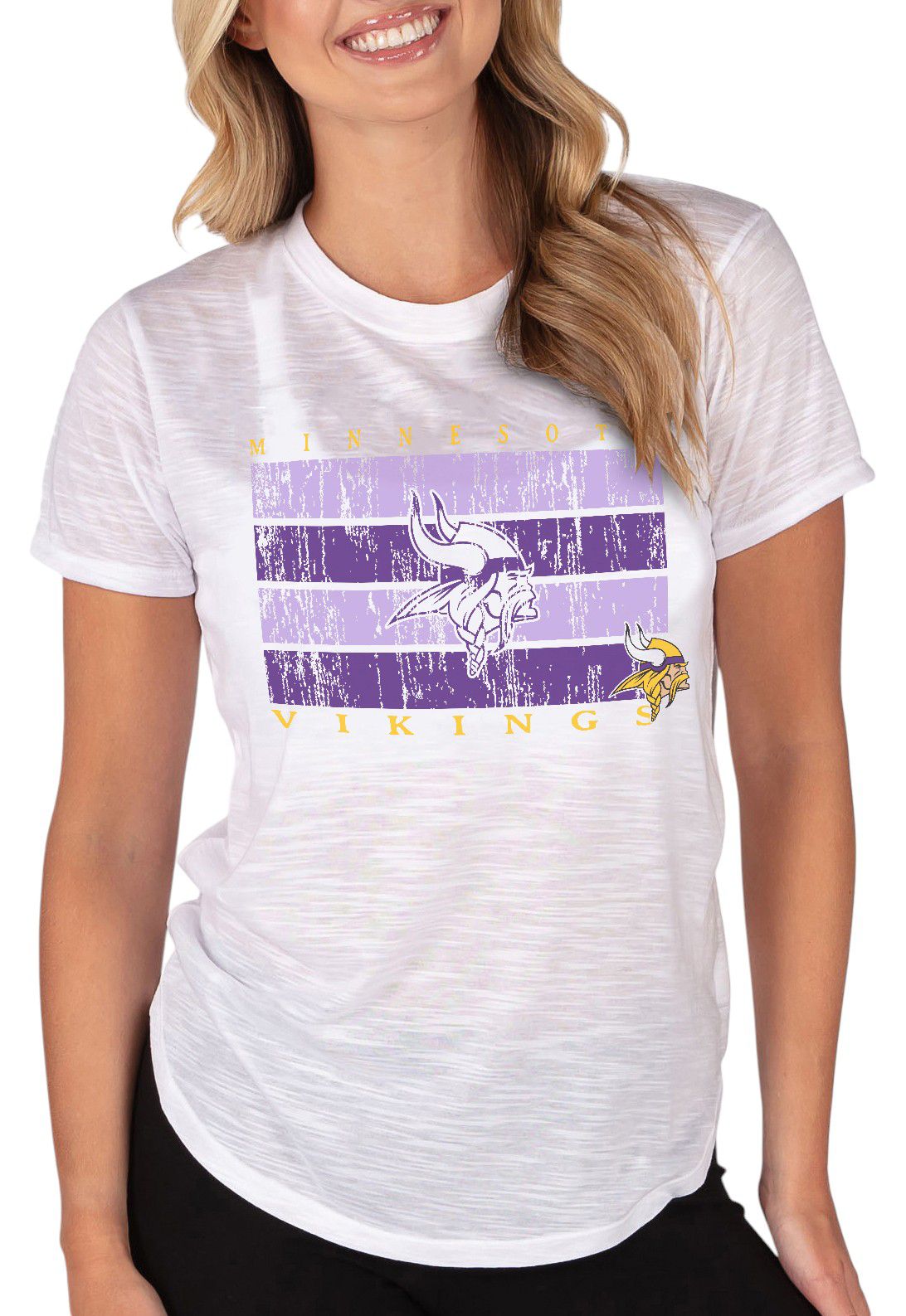 Concepts Sport Women's Minnesota Vikings Infuse T-Shirt