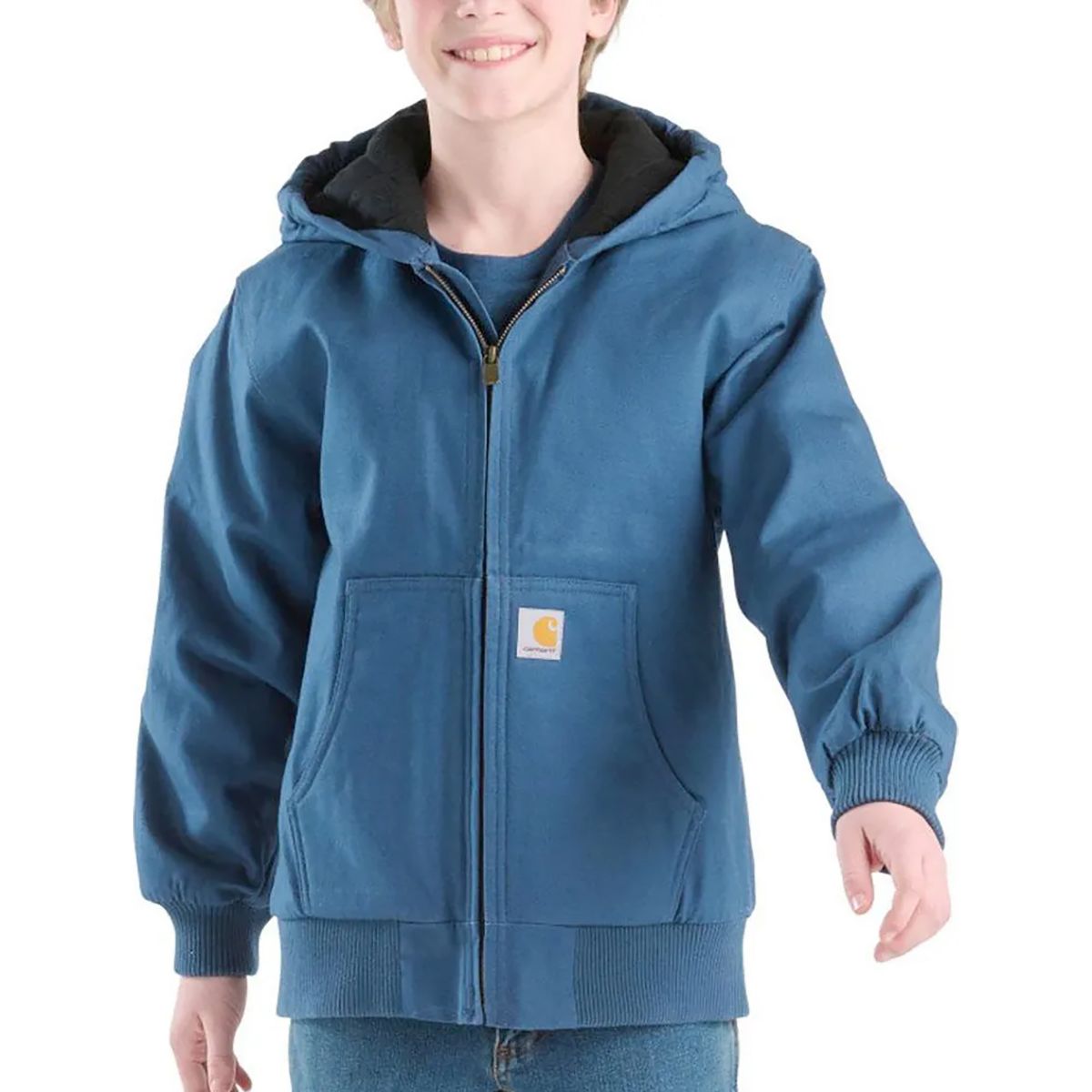 Carhartt Boys' Canvas Insulated Hooded Active Jacket