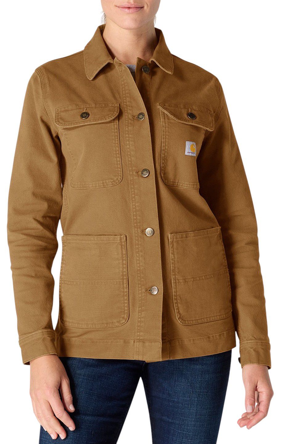 Carhartt Women's Rugged Flex® Loose Fit Canvas Chore Coat