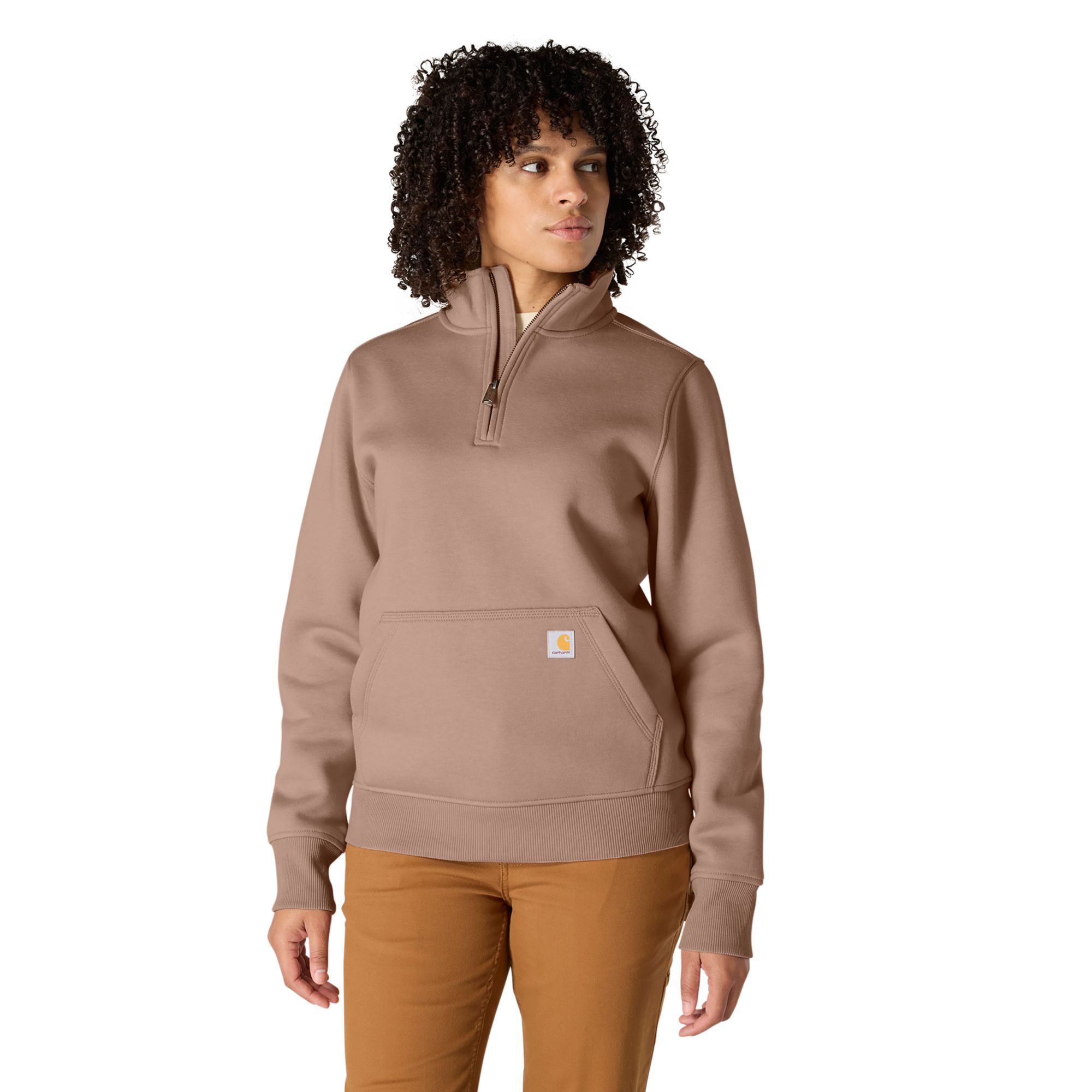 Carhartt Women's Relaxed Fit 1/4 Zip Sweatshirt