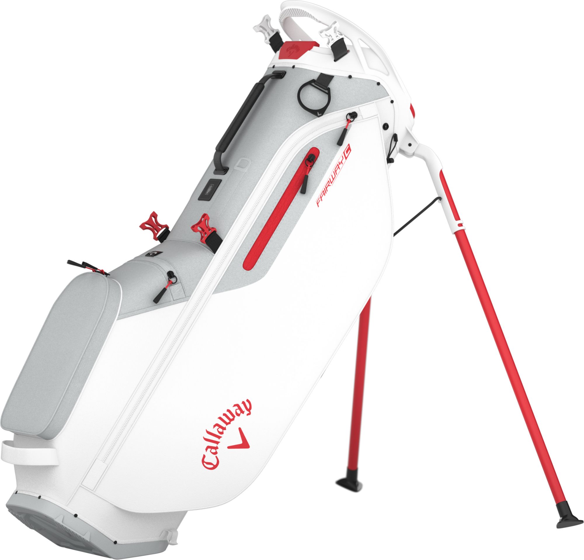 Silver/White/Fire Red