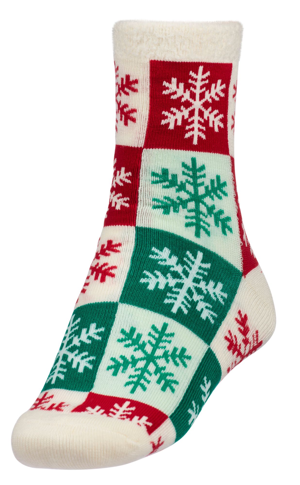 DICK's Sporting Goods Cozy Holiday Double Layer Socks - White