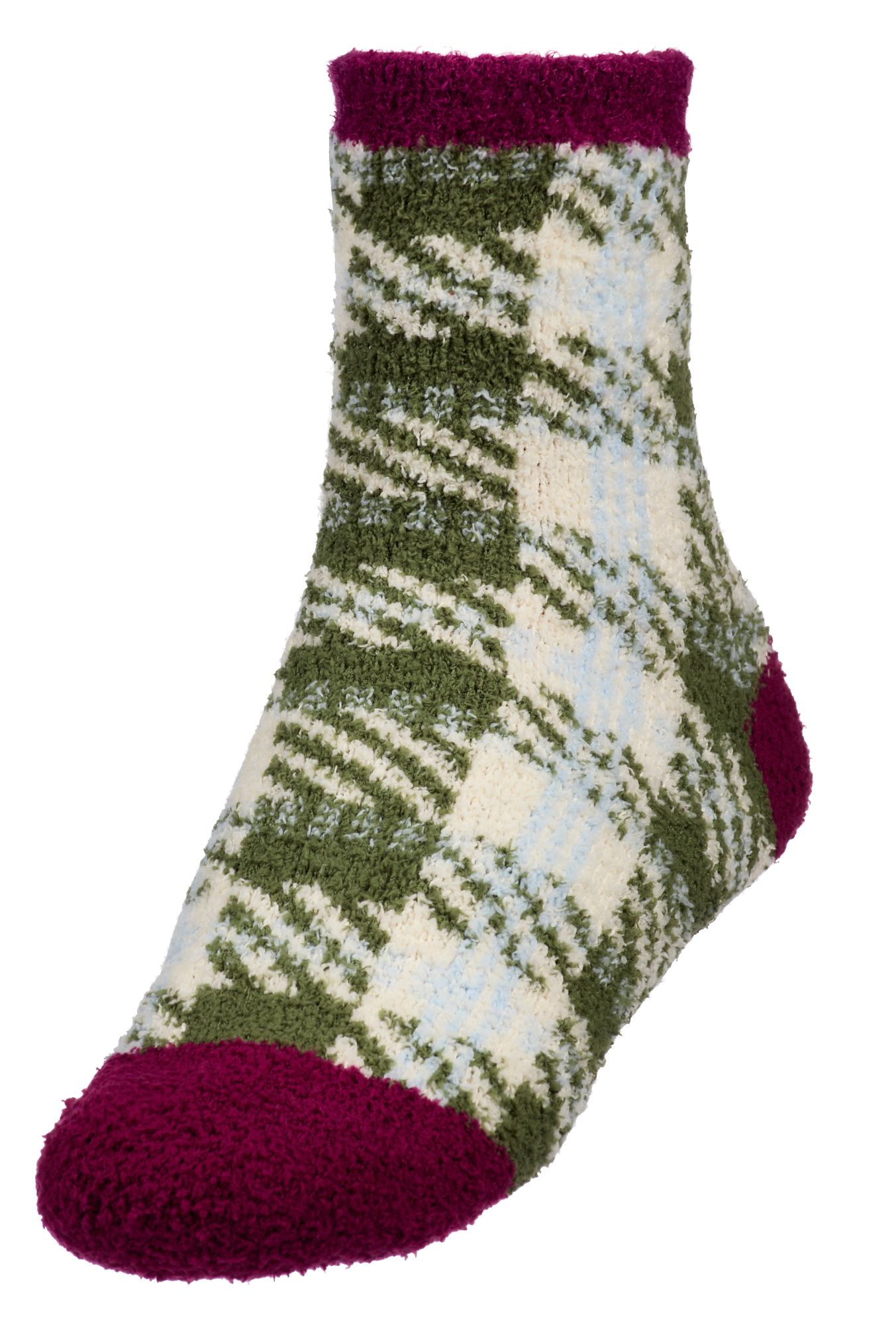 DICK's Sporting Goods Cozy Women's Double Layer Plaid Sock