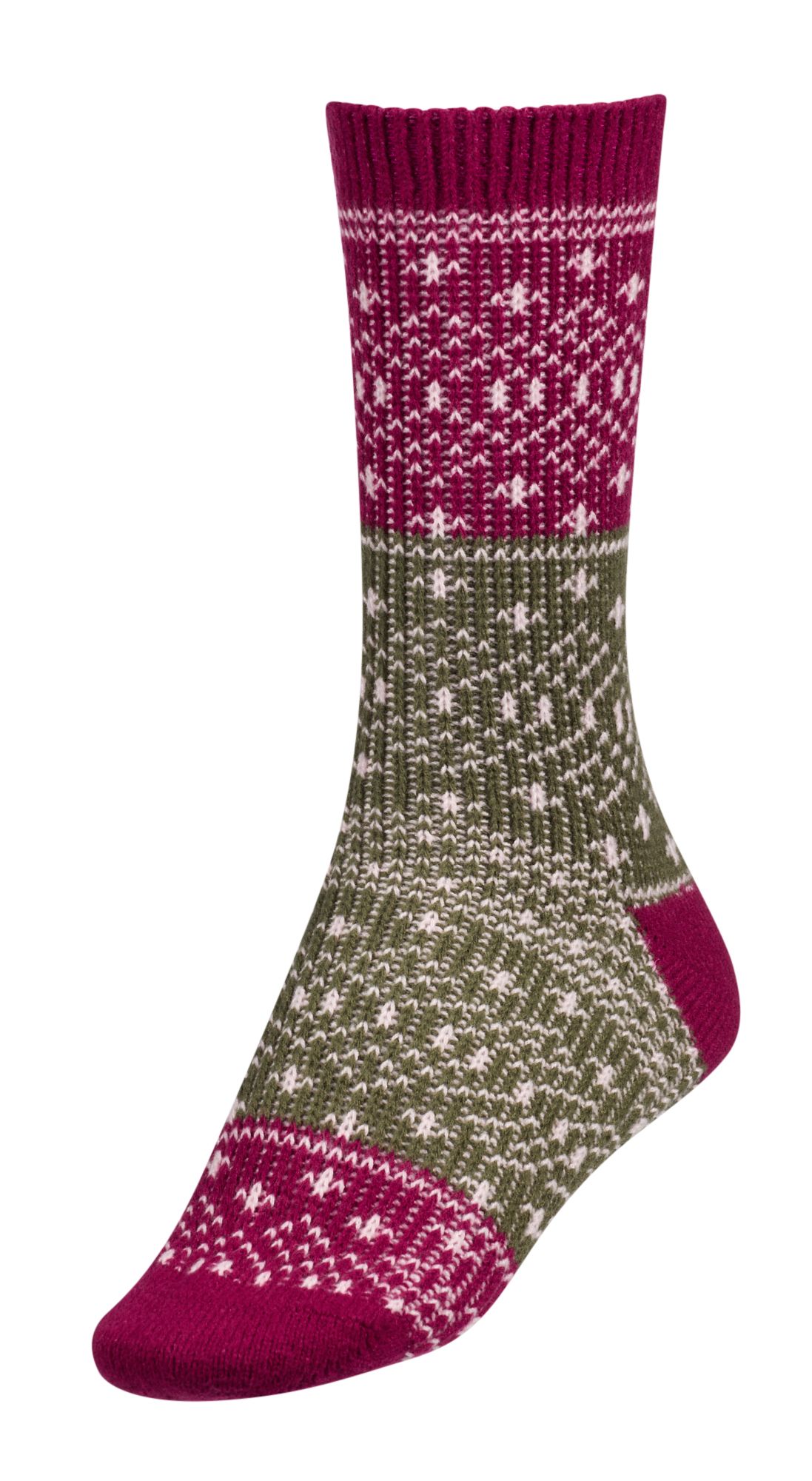 DICK's Sporting Goods Cozy Single Layer Diamond Motif Sock