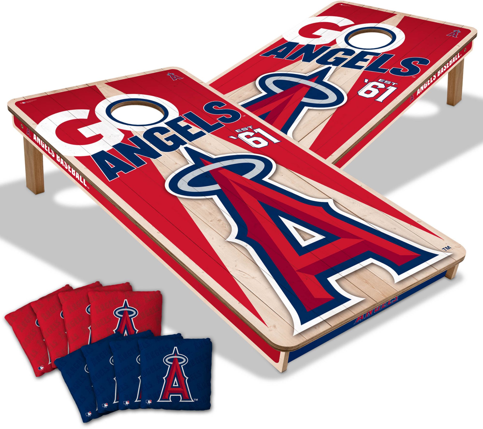 YouTheFan Los Angeles Angels 2' x 4' Cornhole Boards