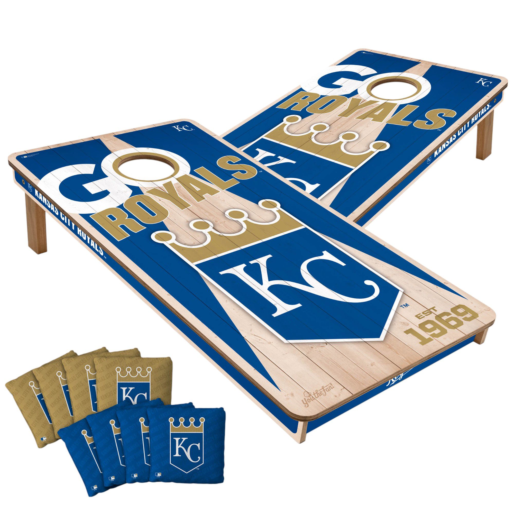 YouTheFan Pittsburgh Pirates 2' x 4' Cornhole Boards