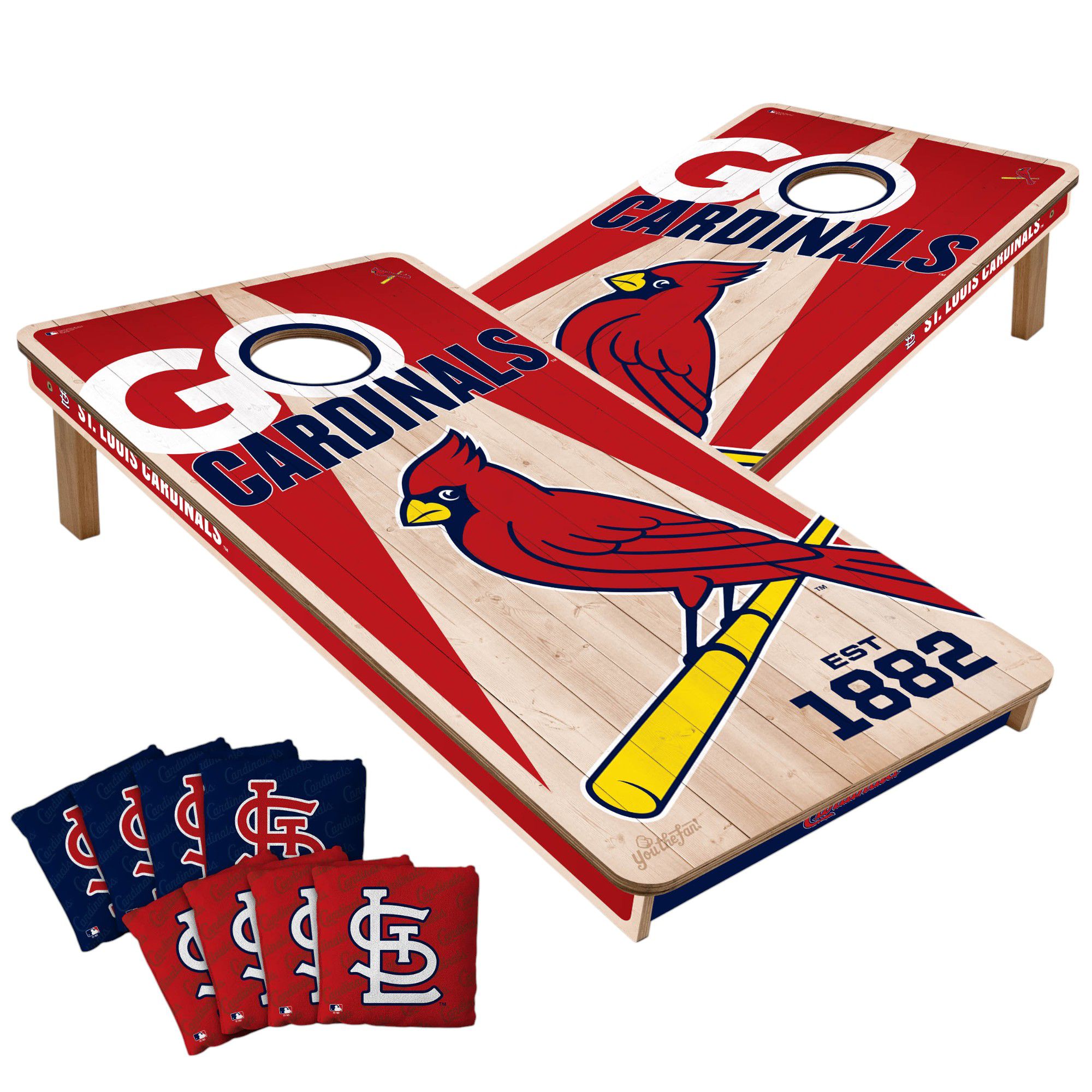 YouTheFan Toronto Blue Jays 2' x 4' Cornhole Boards