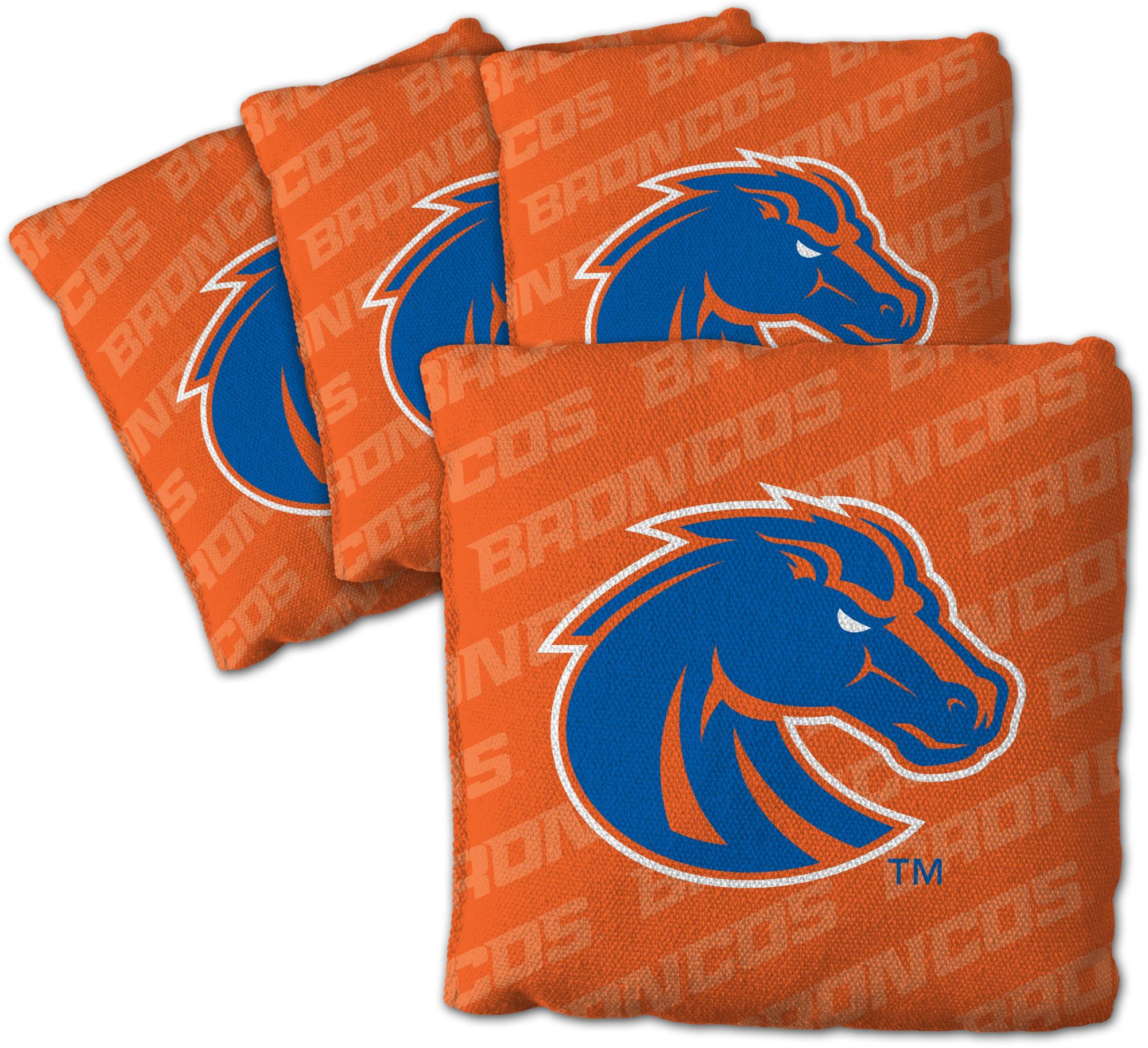 YouTheFan Boise State Broncos Orange 4-Pack Cornhole Bean Bag Set