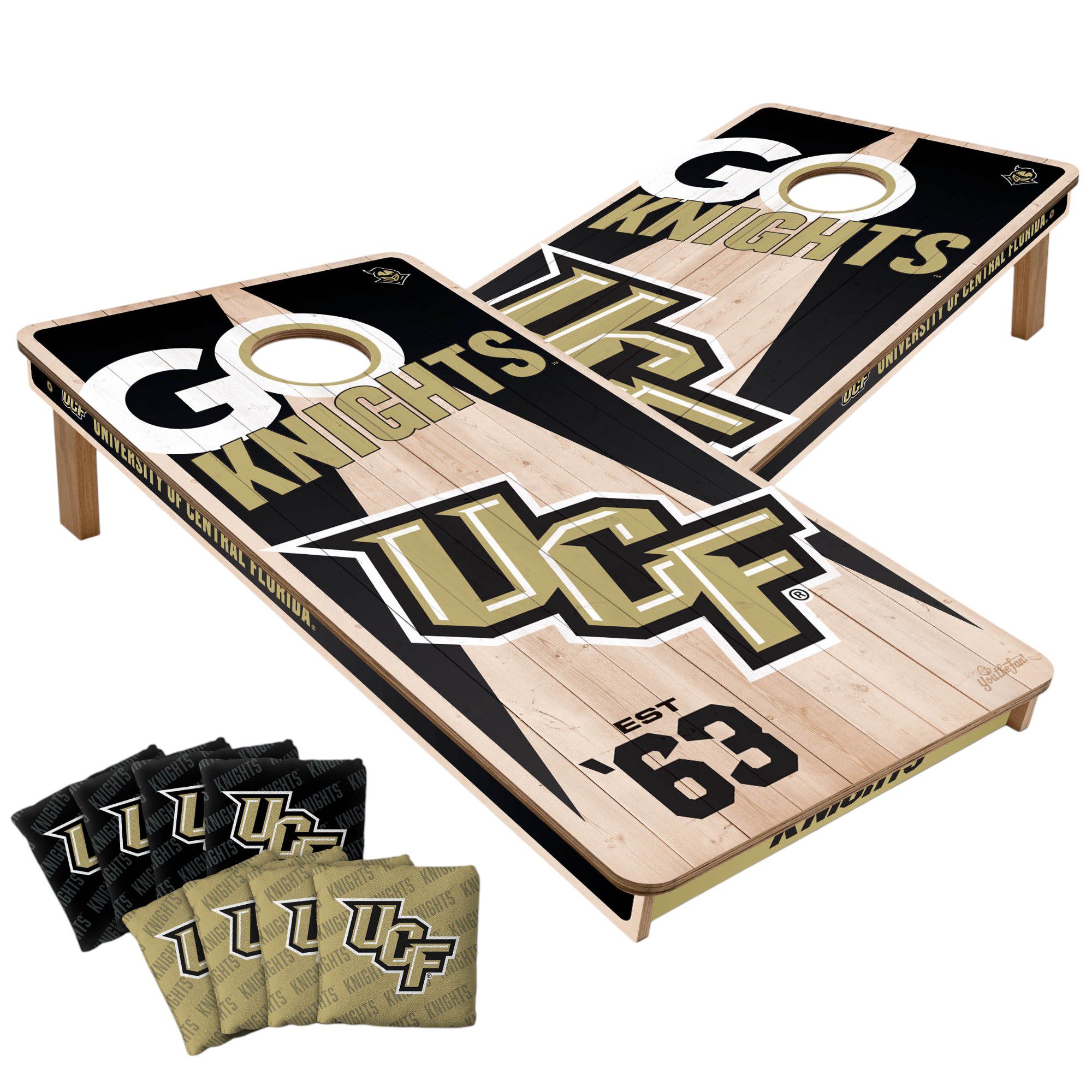 YouTheFan UCF Knights 2' x 4' Cornhole Boards