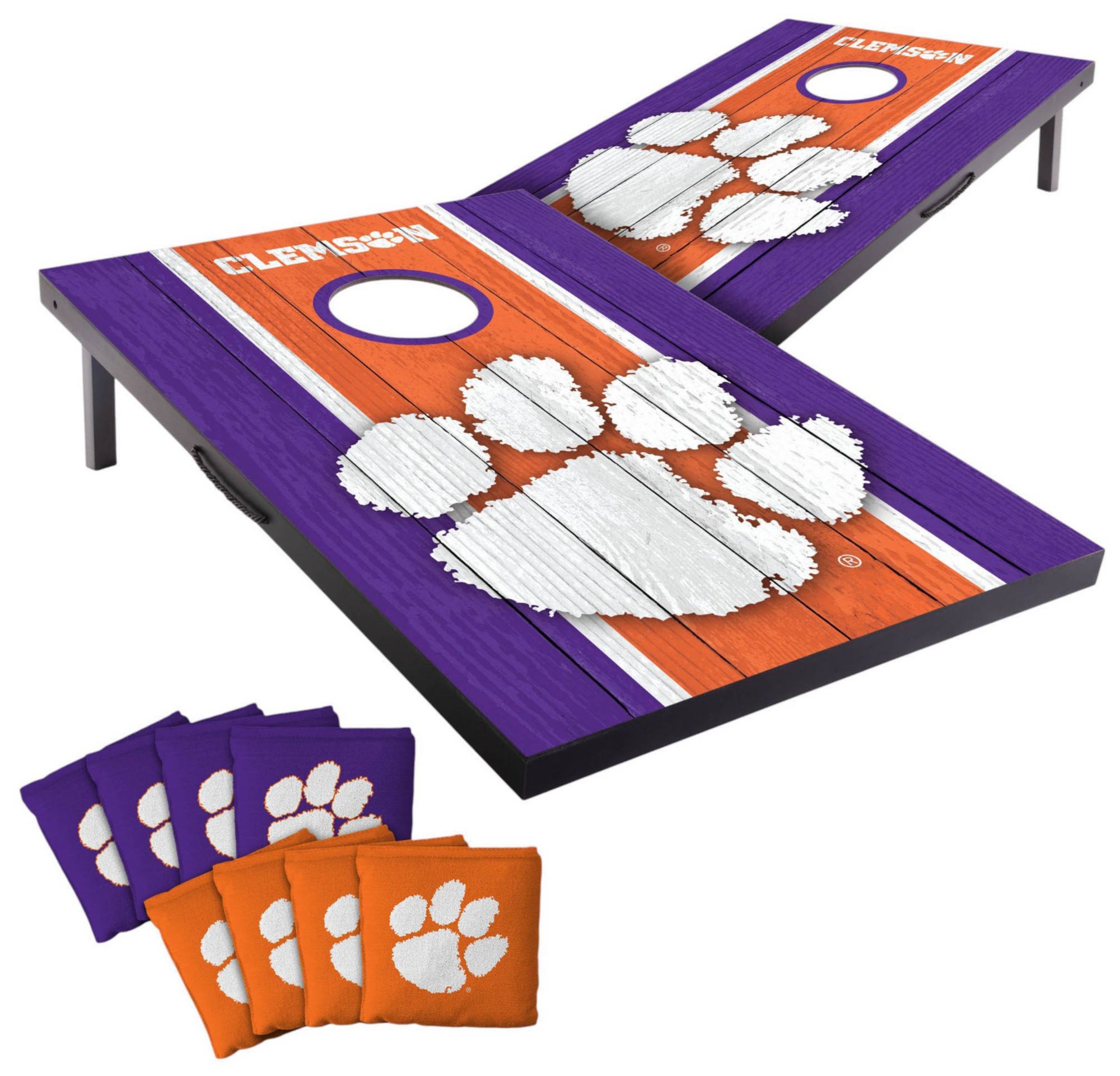 YouTheFan Clemson Tigers 2' x 3' MDF Cornhole Boards