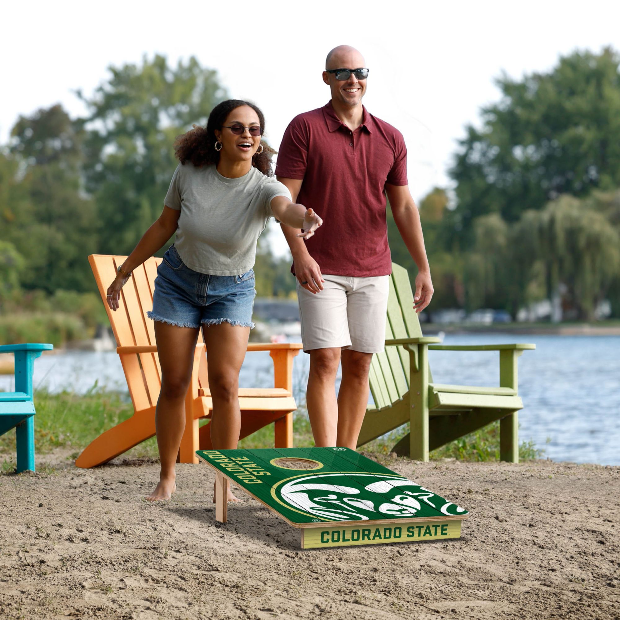 YouTheFan Colorado State Rams 2' x 3' Cornhole Boards