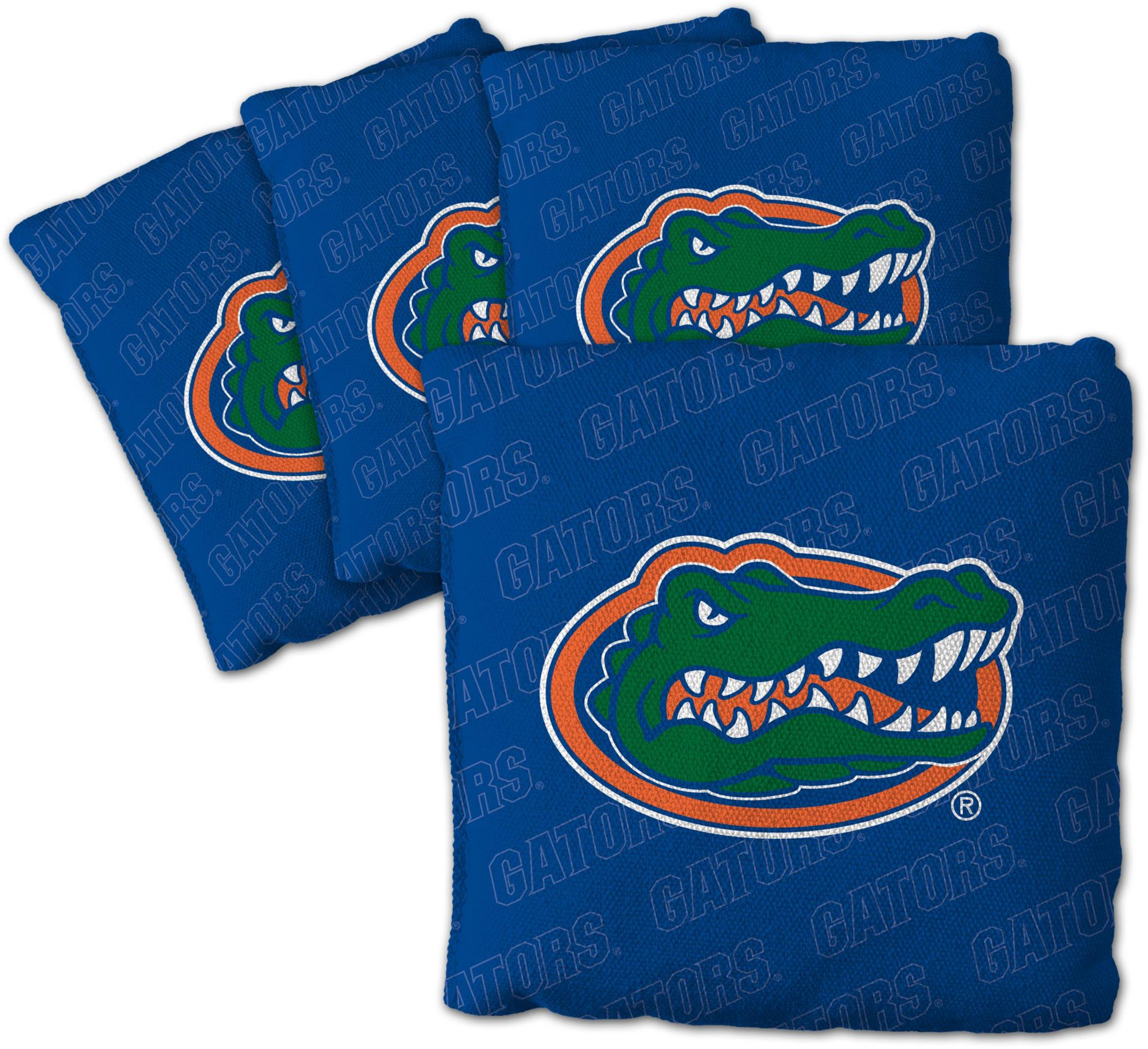 YouTheFan Florida Gators Blue 4-Pack Cornhole Bean Bag Set