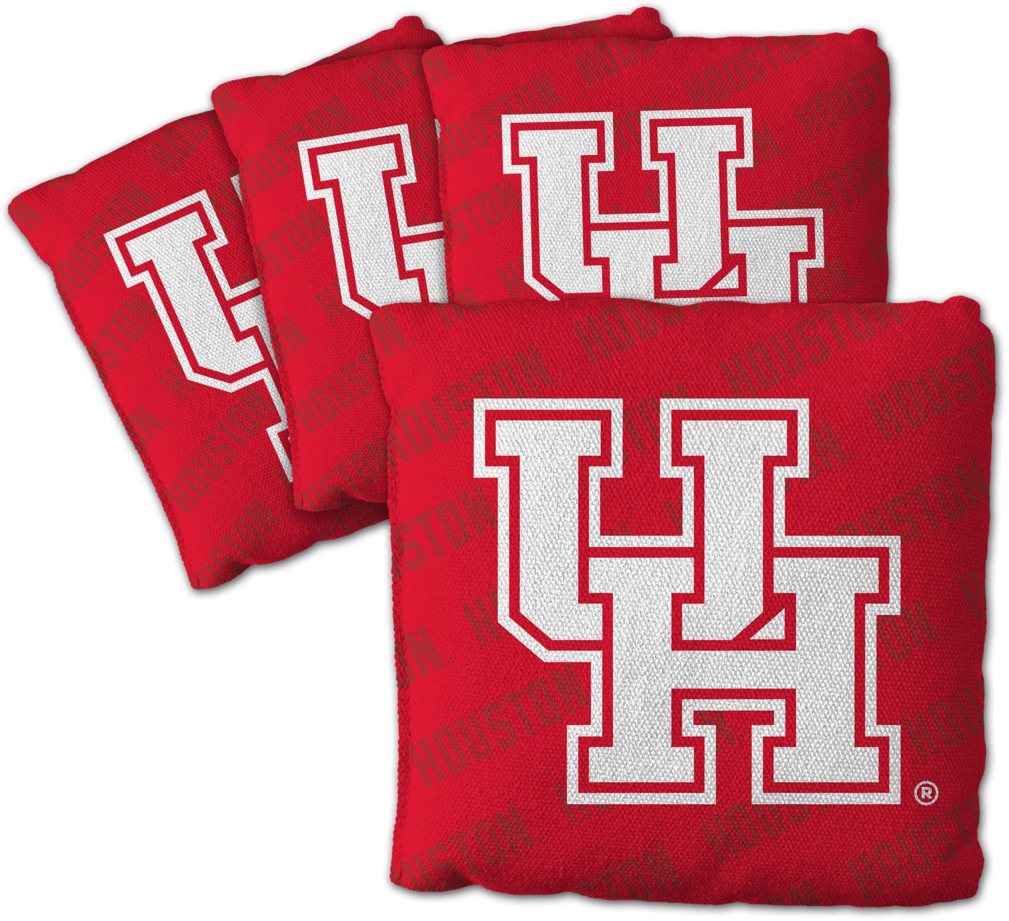 YouTheFan Houston Cougars Red 4-Pack Cornhole Bean Bag Set