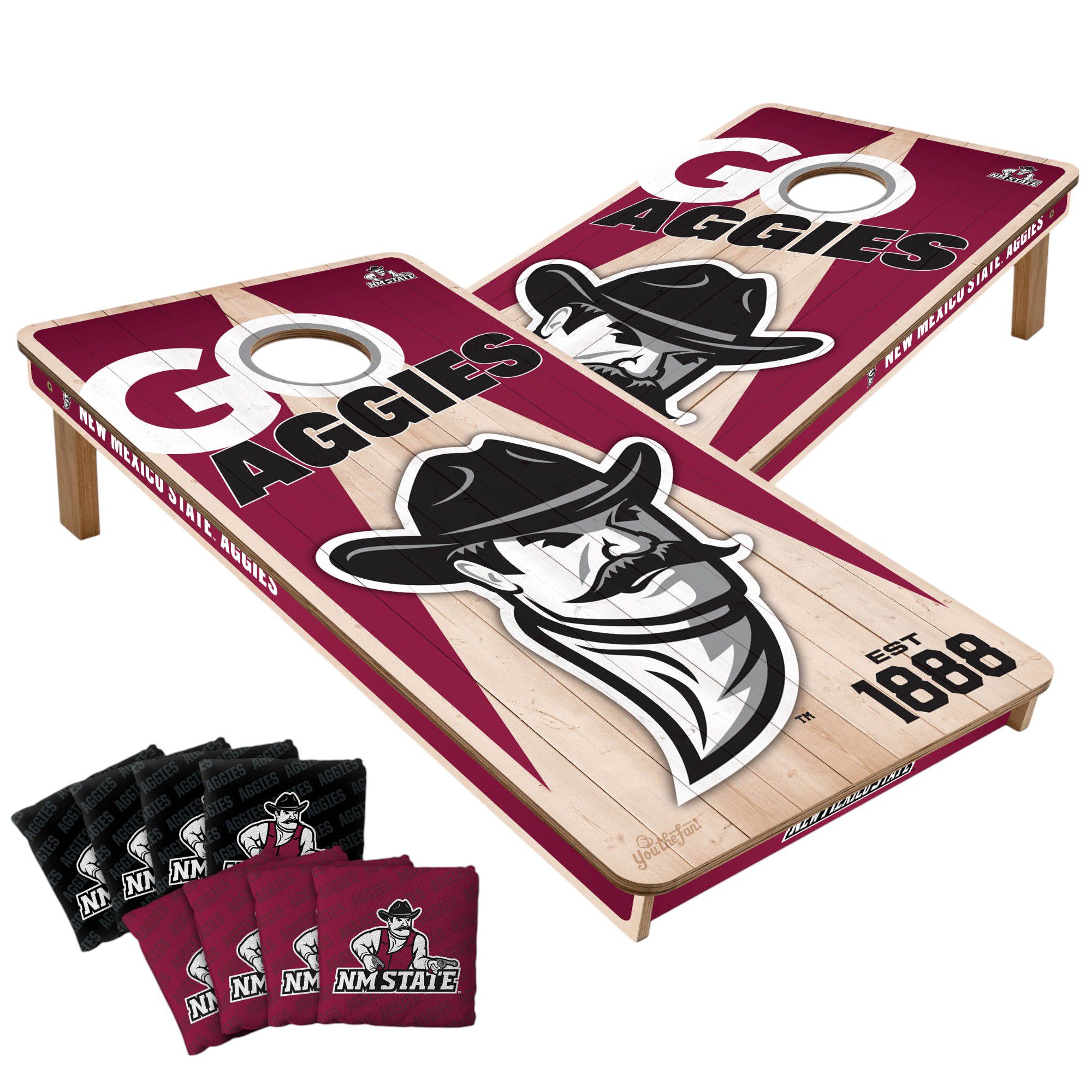 YouTheFan New Mexico State Aggies 2' x 4' Cornhole Boards