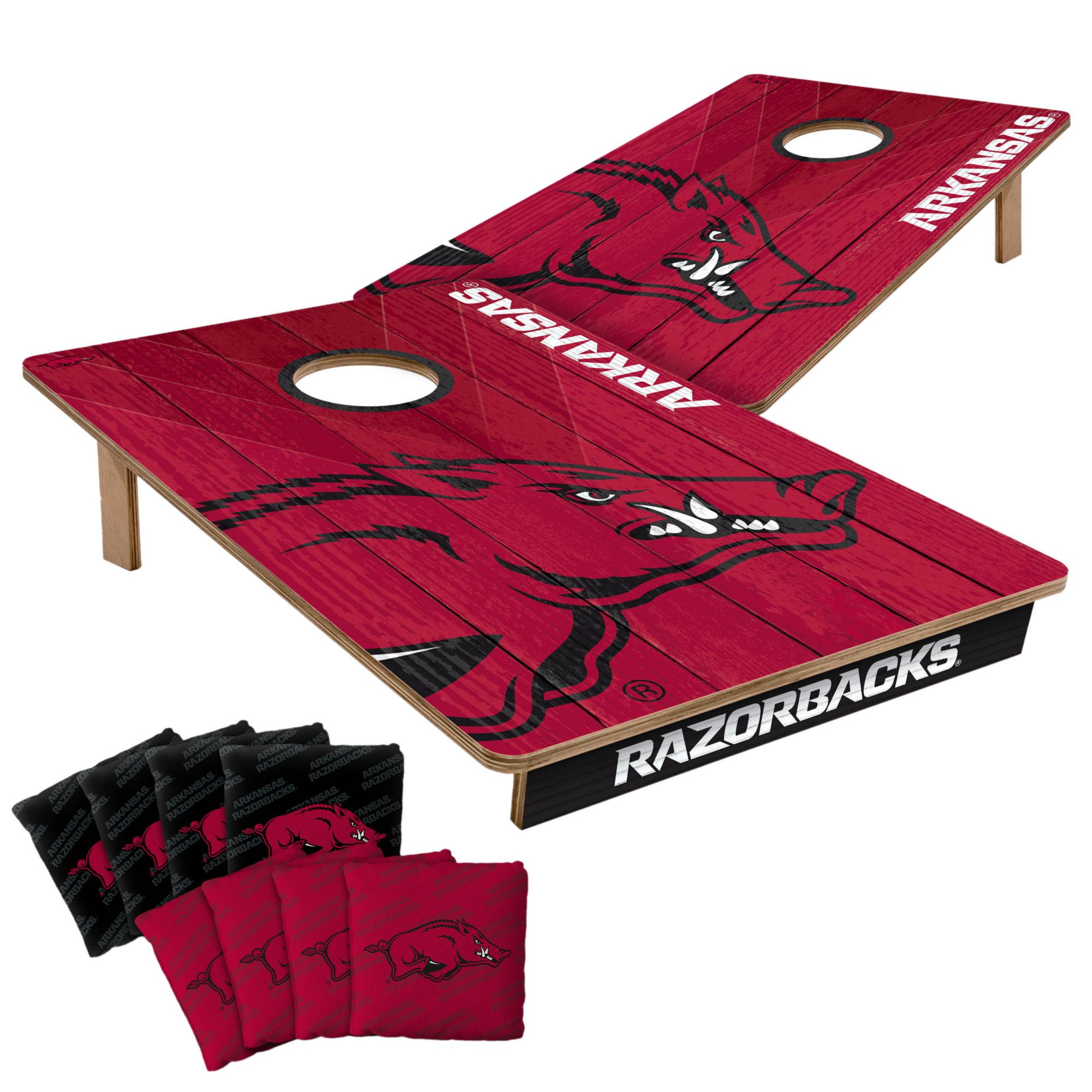 YouTheFan Arkansas Razorbacks 2' x 3' Cornhole Boards