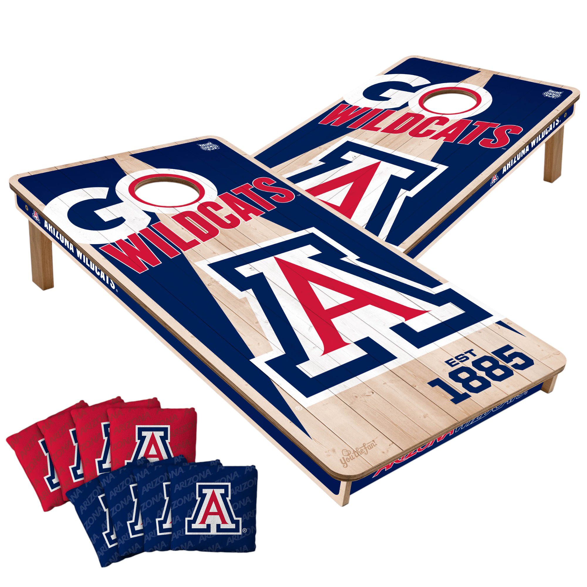 YouTheFan Arizona Wildcats 2' x 4' Cornhole Boards
