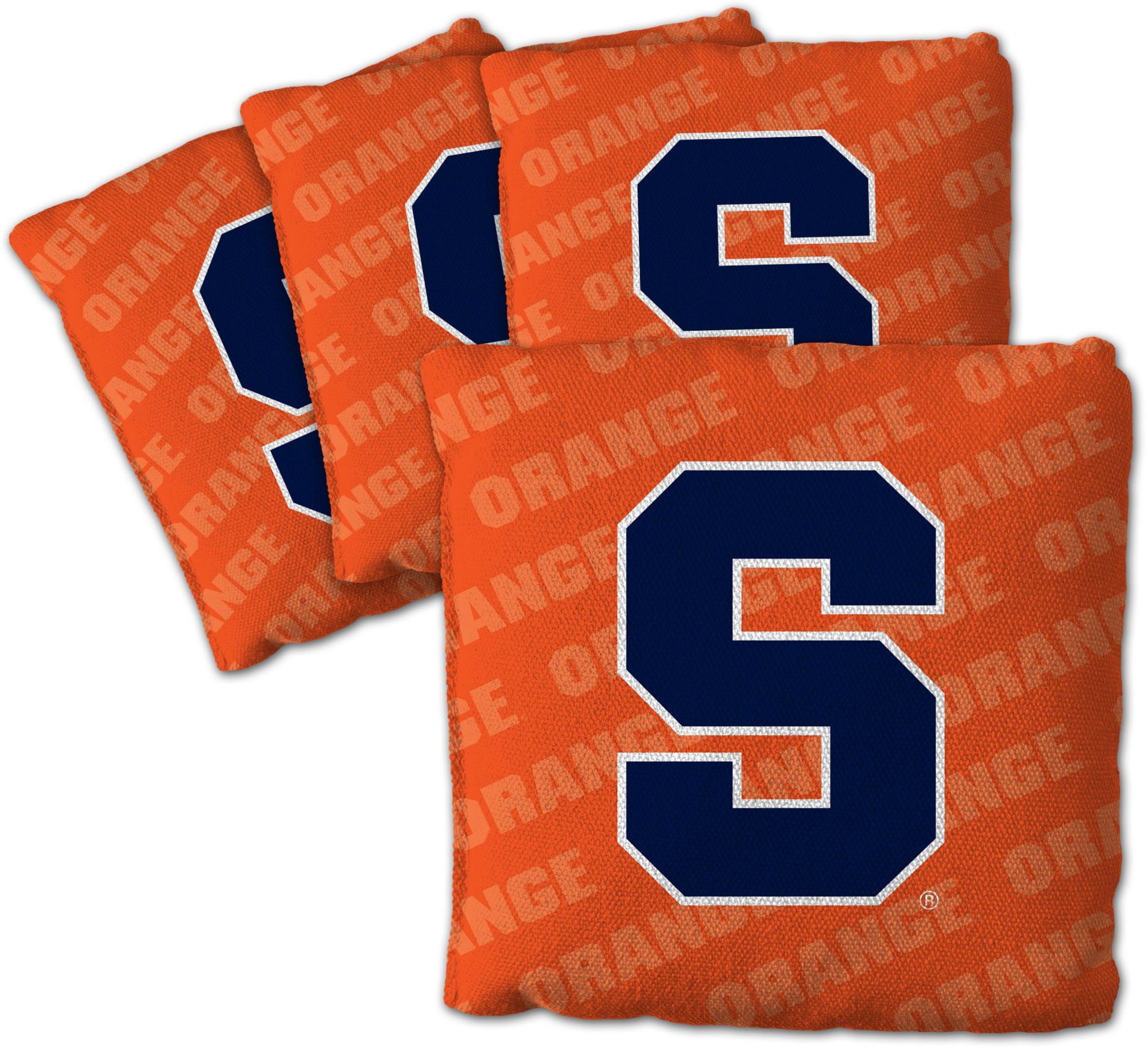 YouTheFan Syracuse Orange Orange 4-Pack Cornhole Bean Bag Set