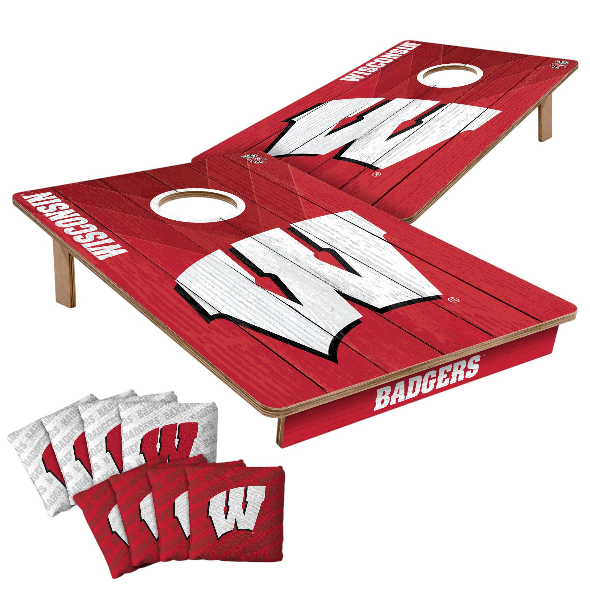 YouTheFan Wisconsin Badgers 2' x 3' Cornhole Boards