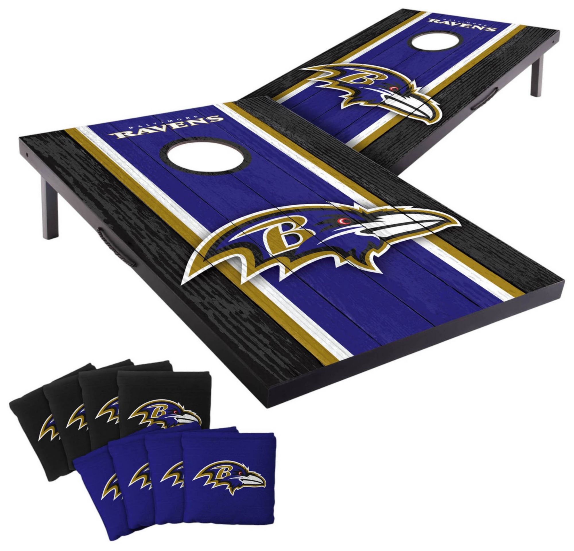 YouTheFan Baltimore Ravens 2' x 3' MDF Cornhole Boards
