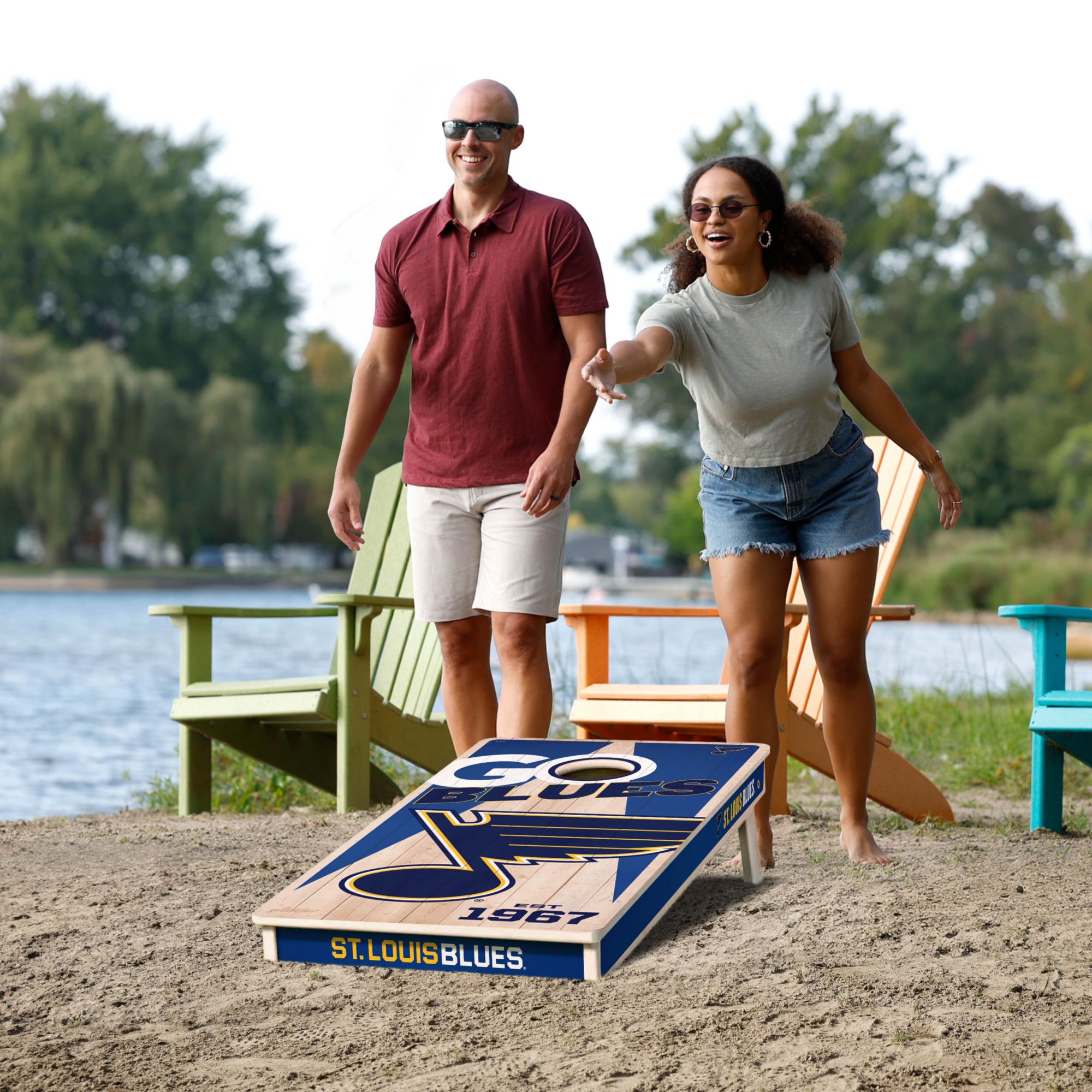 YouTheFan St. Louis Blues 2' x 4' Cornhole Boards