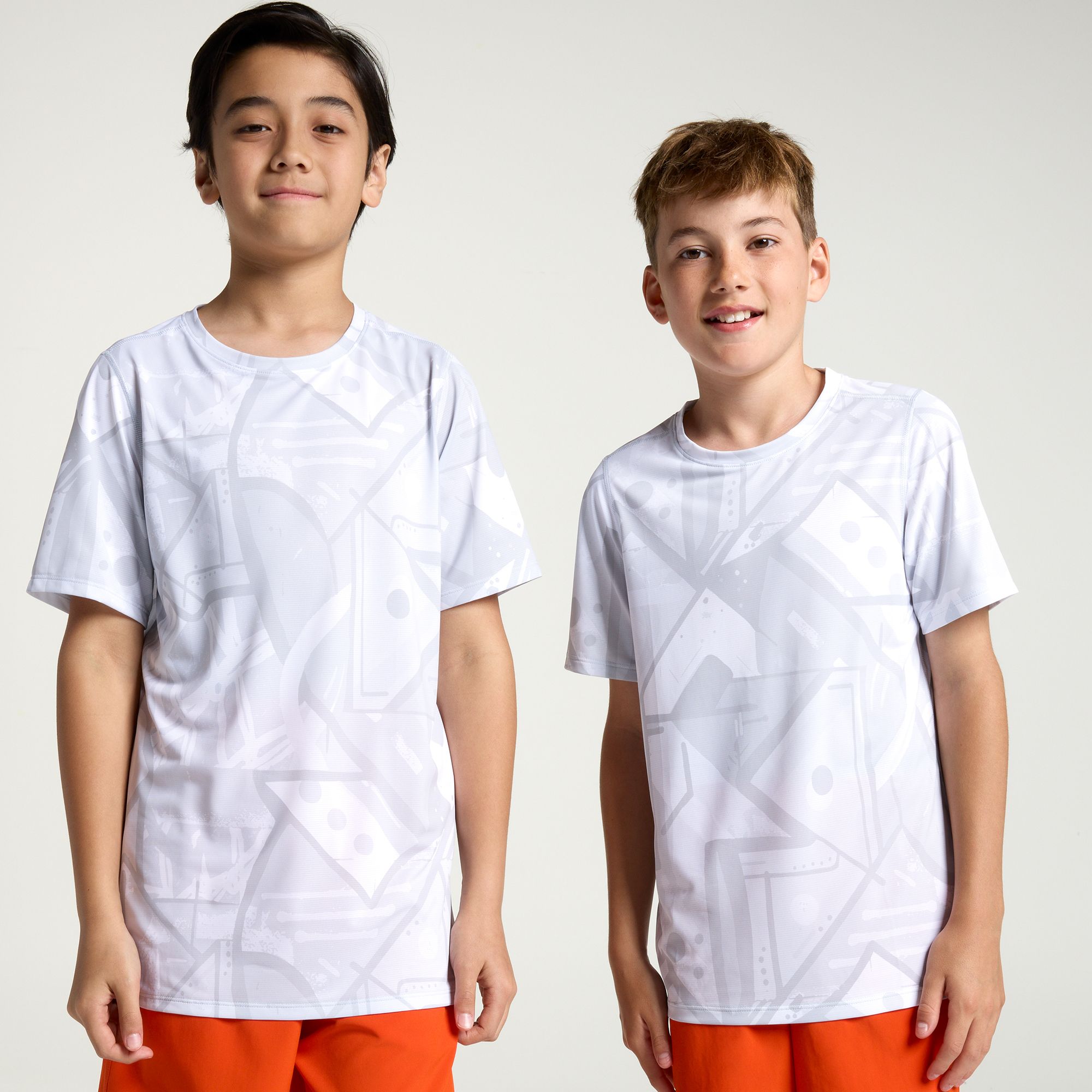 DSG Boys' Movement T-Shirt, XL, All Net Gray