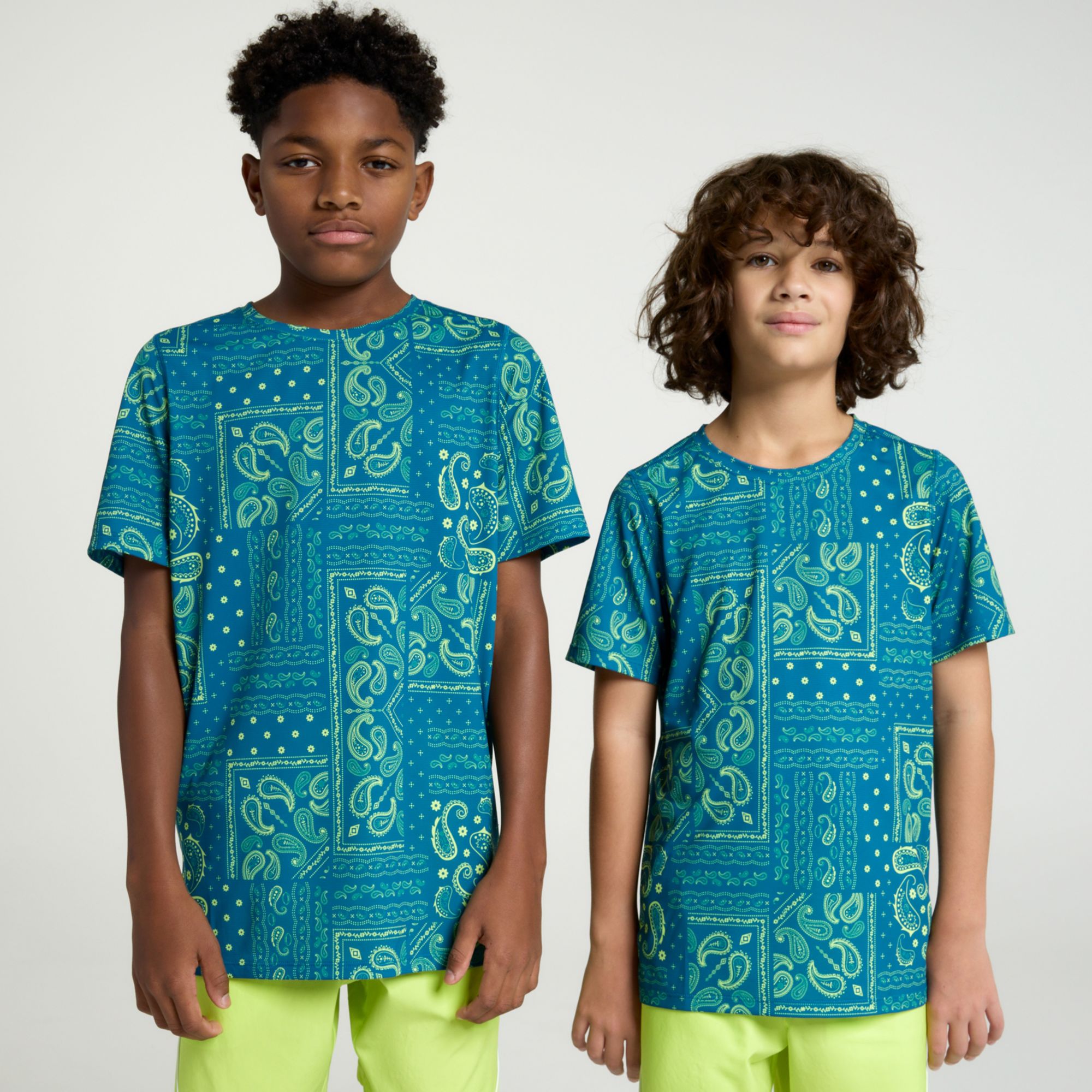 Teal Sport Paisley