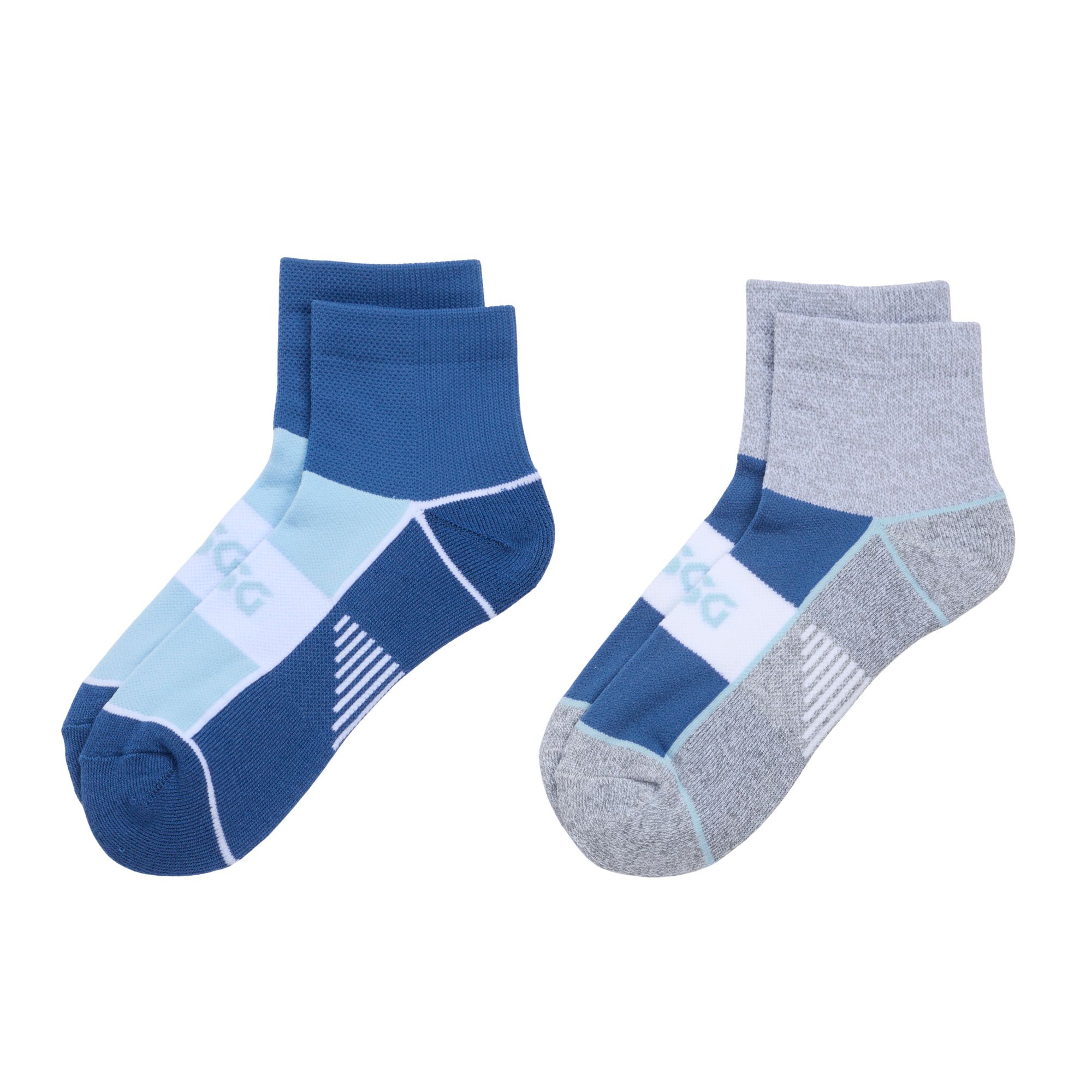 DSG 2-Pack Run Quarter Socks True Navy/Blue Chalk thumbnail
