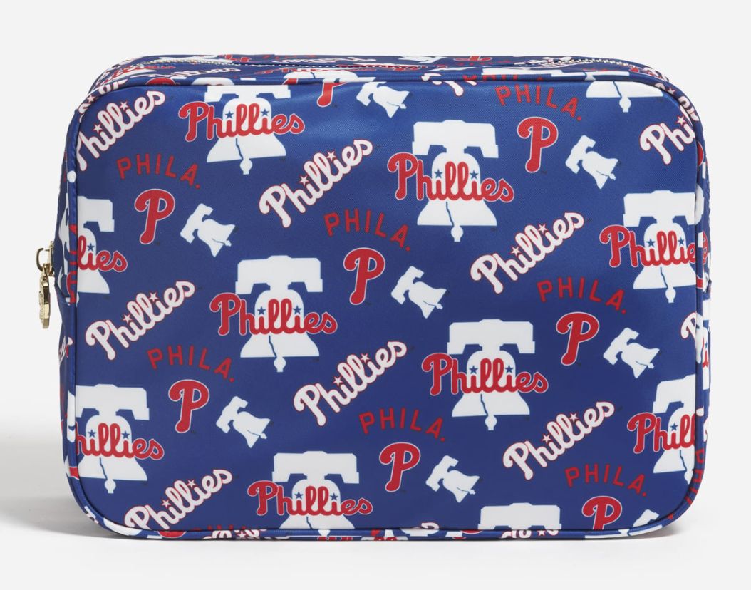 Stoney Clover Lane Philadelphia Phillies Large Pouch Bag