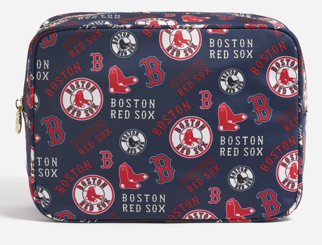 Stoney Clover Lane Boston Red Sox Large Pouch Bag