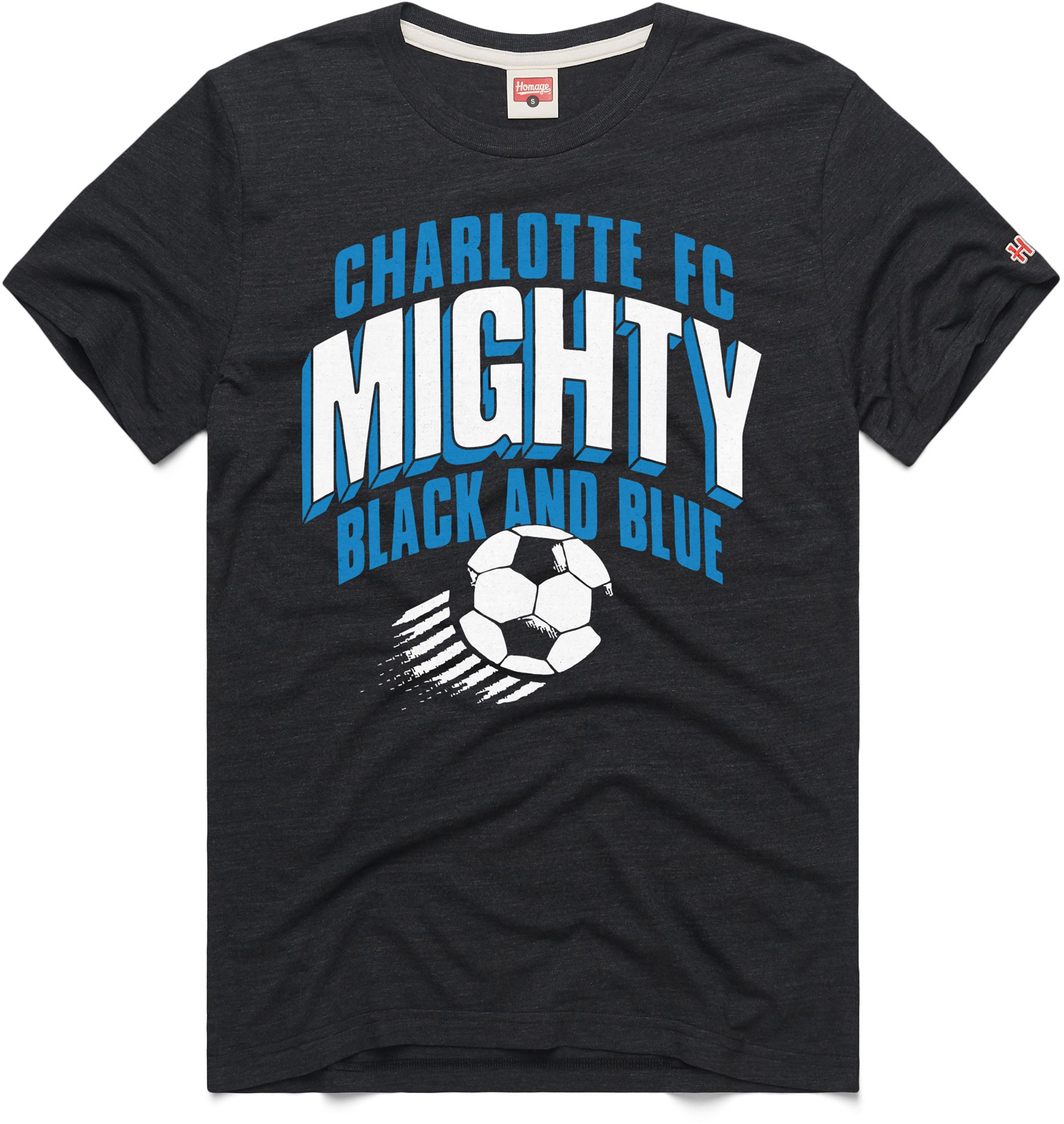 HOMAGE Adult Charlotte FC Charcoal Team Graphic T-Shirt