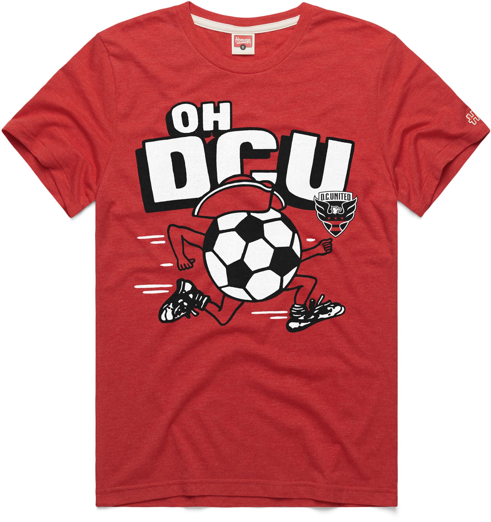 HOMAGE Adult D.C. United Red Team Graphic T-Shirt