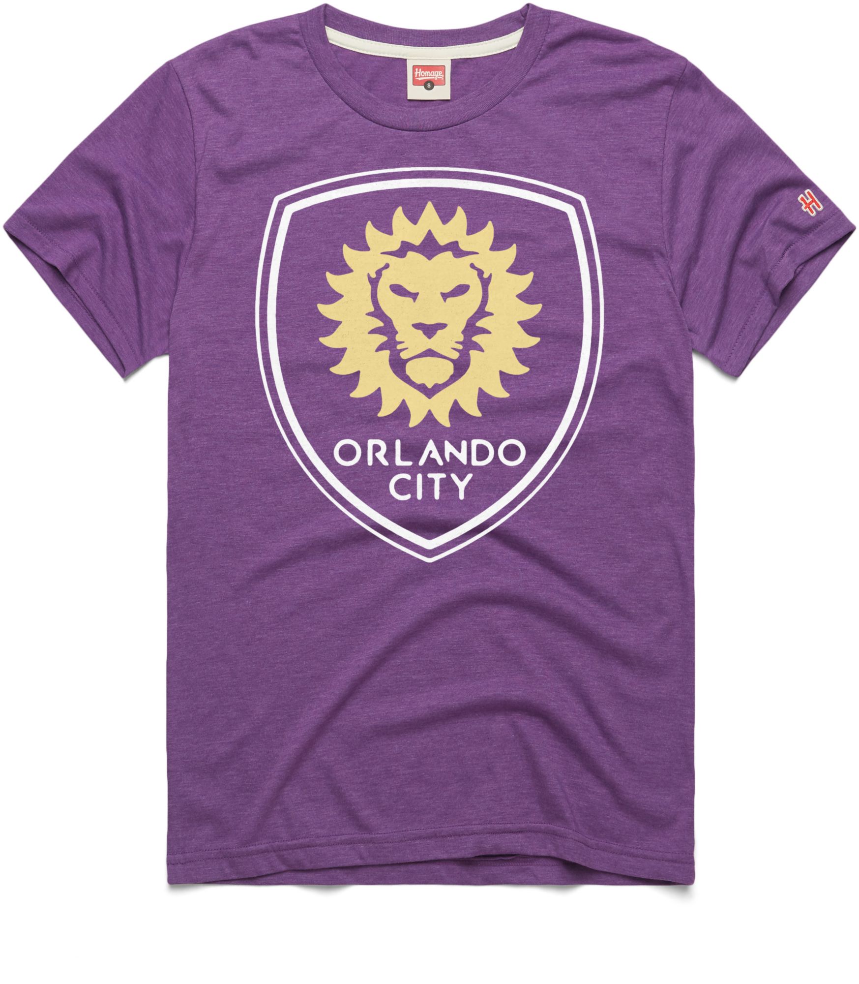 HOMAGE Adult Orlando City Royal Purple Team Logo T-Shirt
