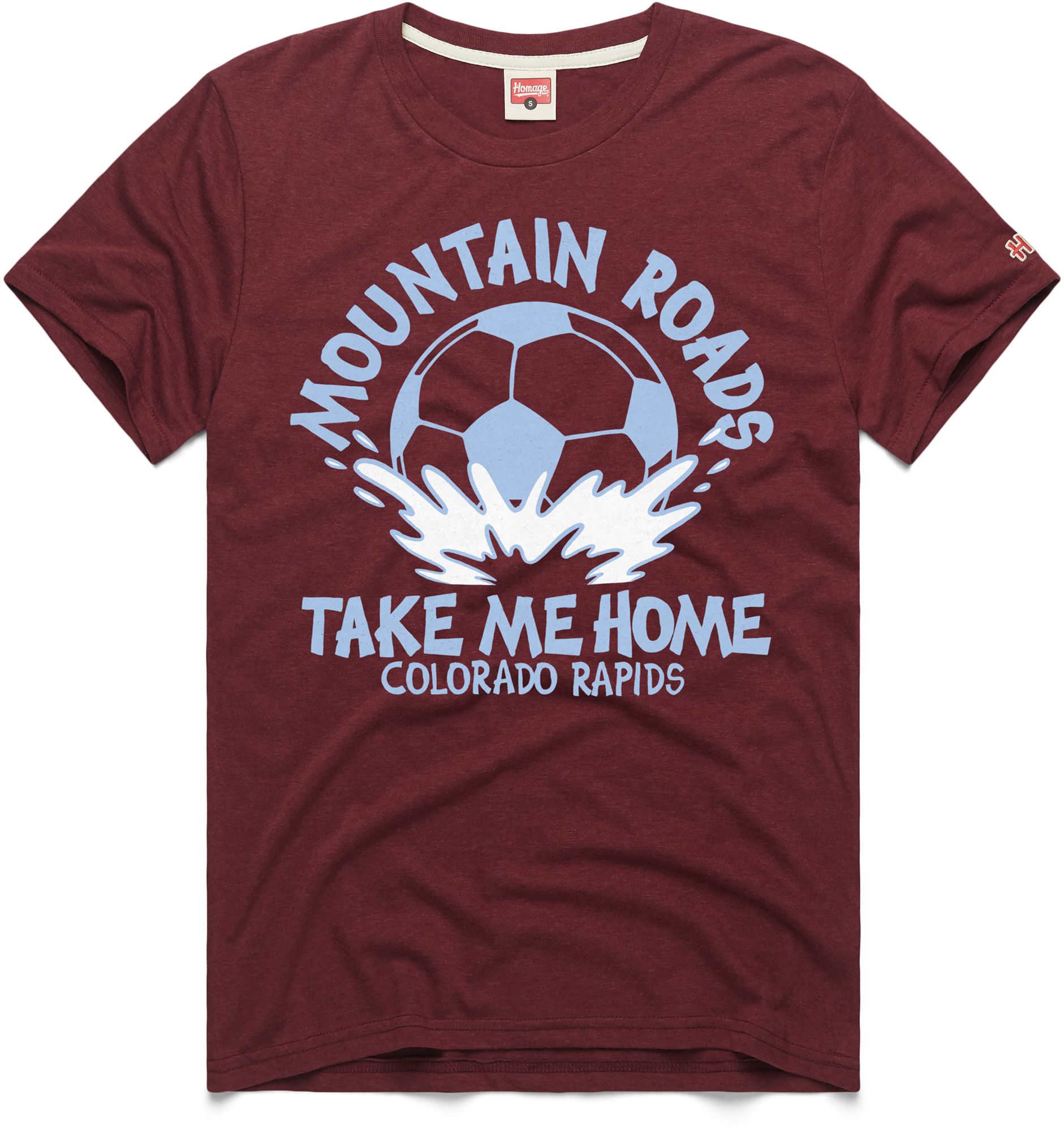 HOMAGE Adult Colorado Rapids Wine Team Graphic T-Shirt