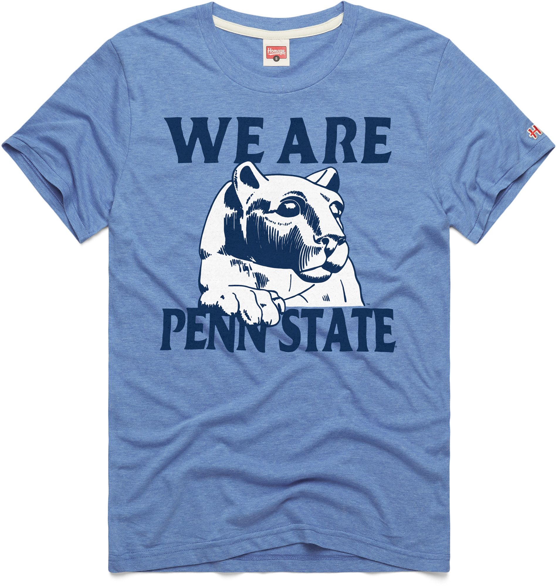 HOMAGE Men's Penn State Nittany Lions Light Blue We Are Short Sleeve T-Shirt