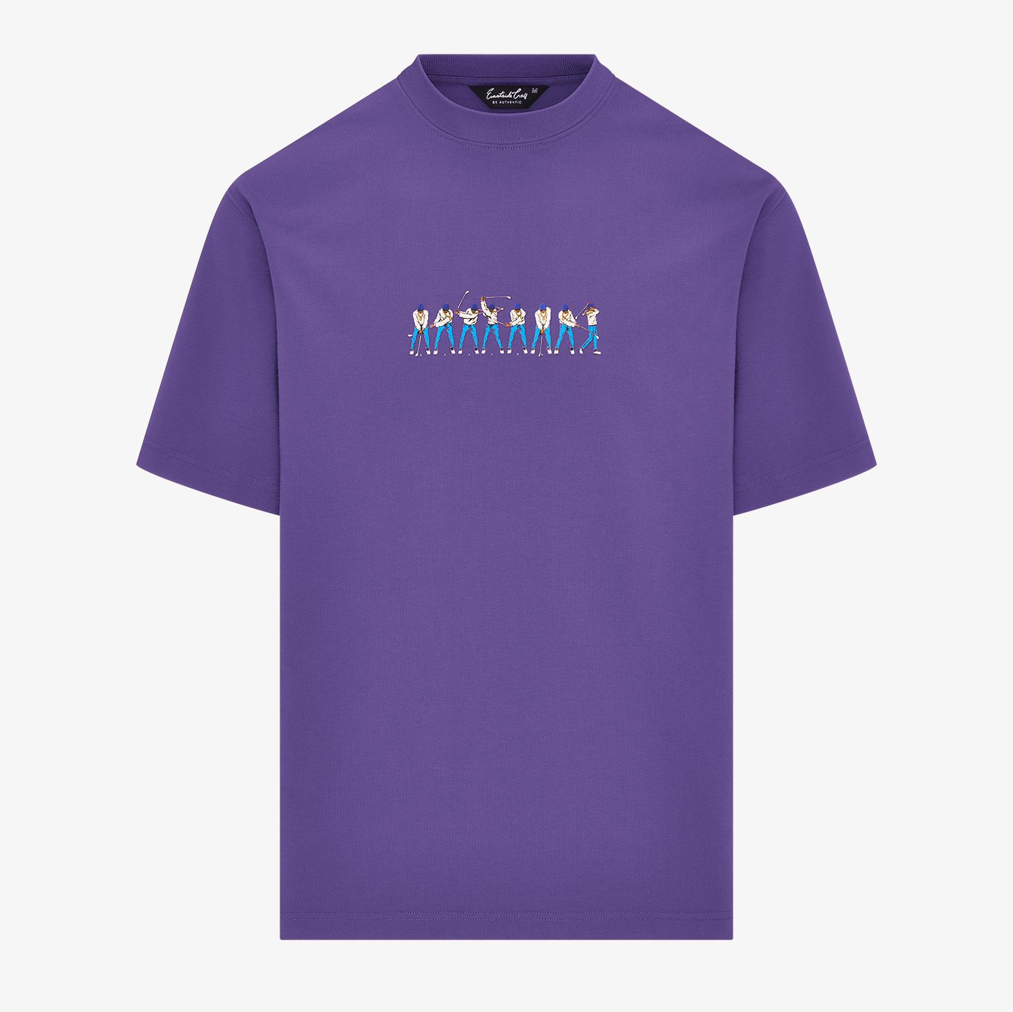 Eastside Golf Men's Sequence Golf T-Shirt, Medium, Wild Grape Purple