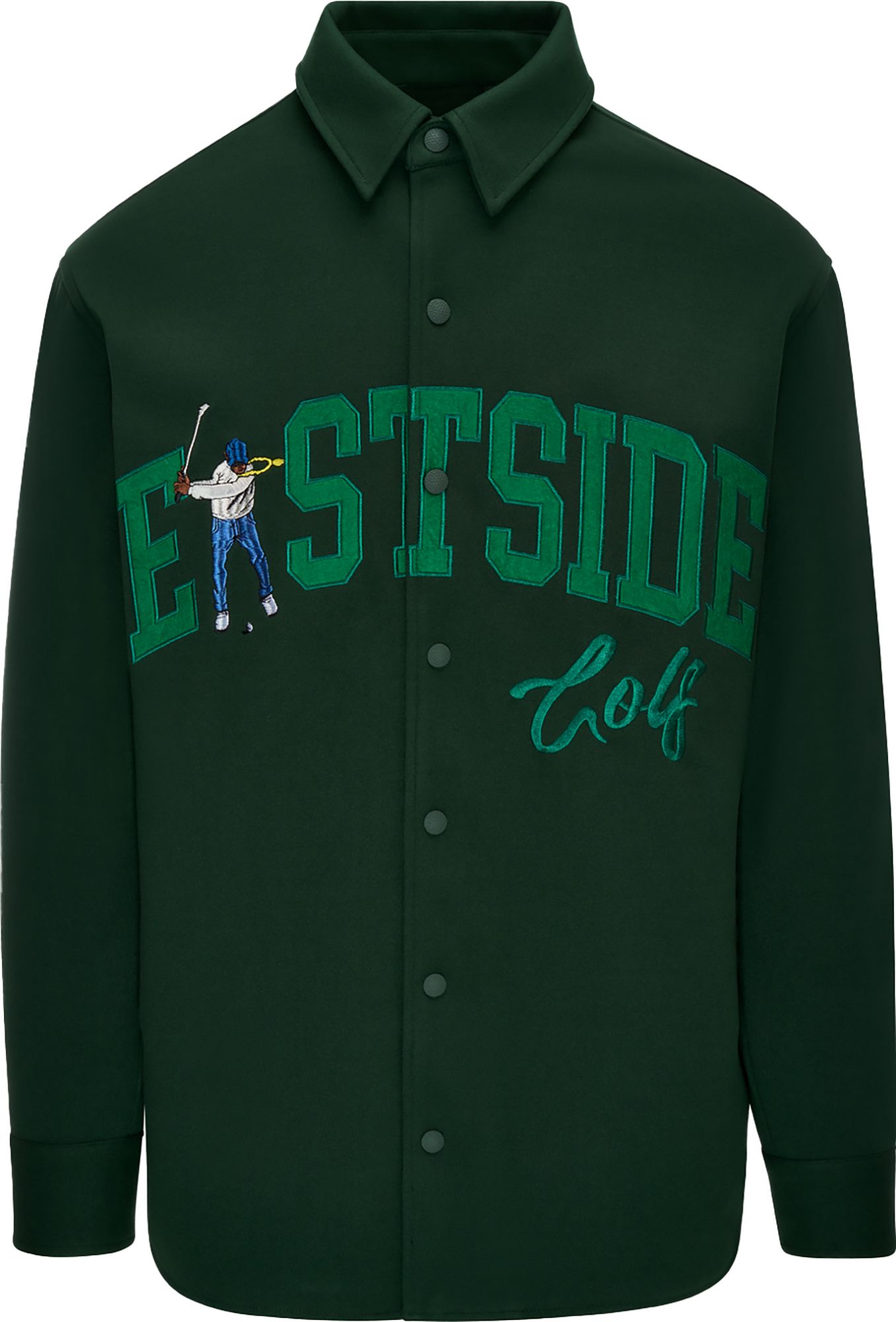 Eastside Golf Men's Wool Button-Up Golf Shirt