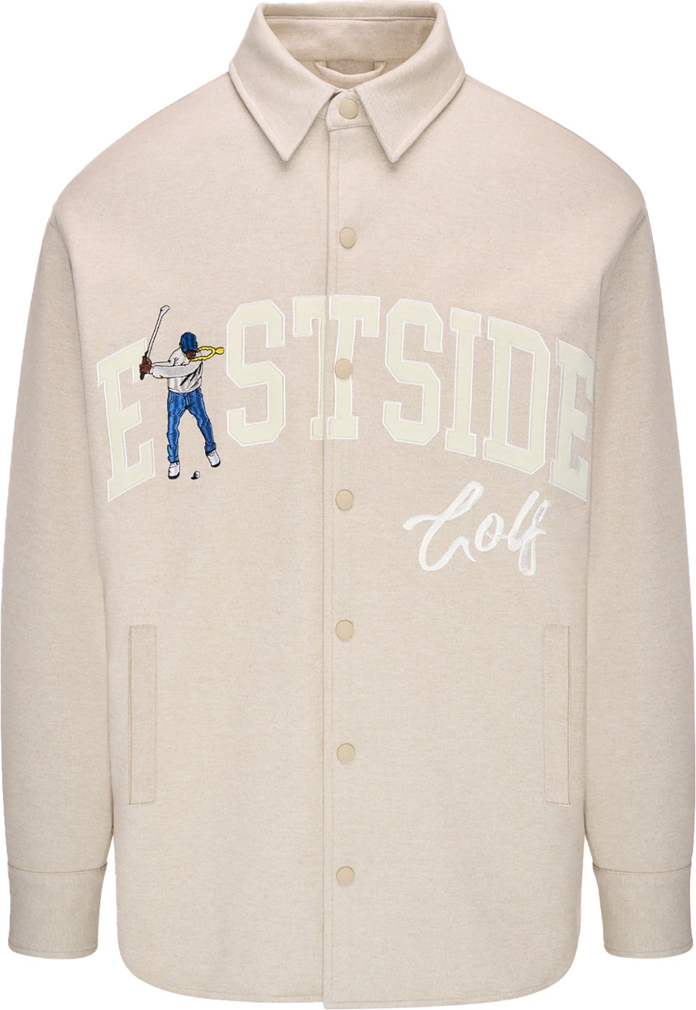 Eastside Golf Men's Wool Button-Up Golf Shirt