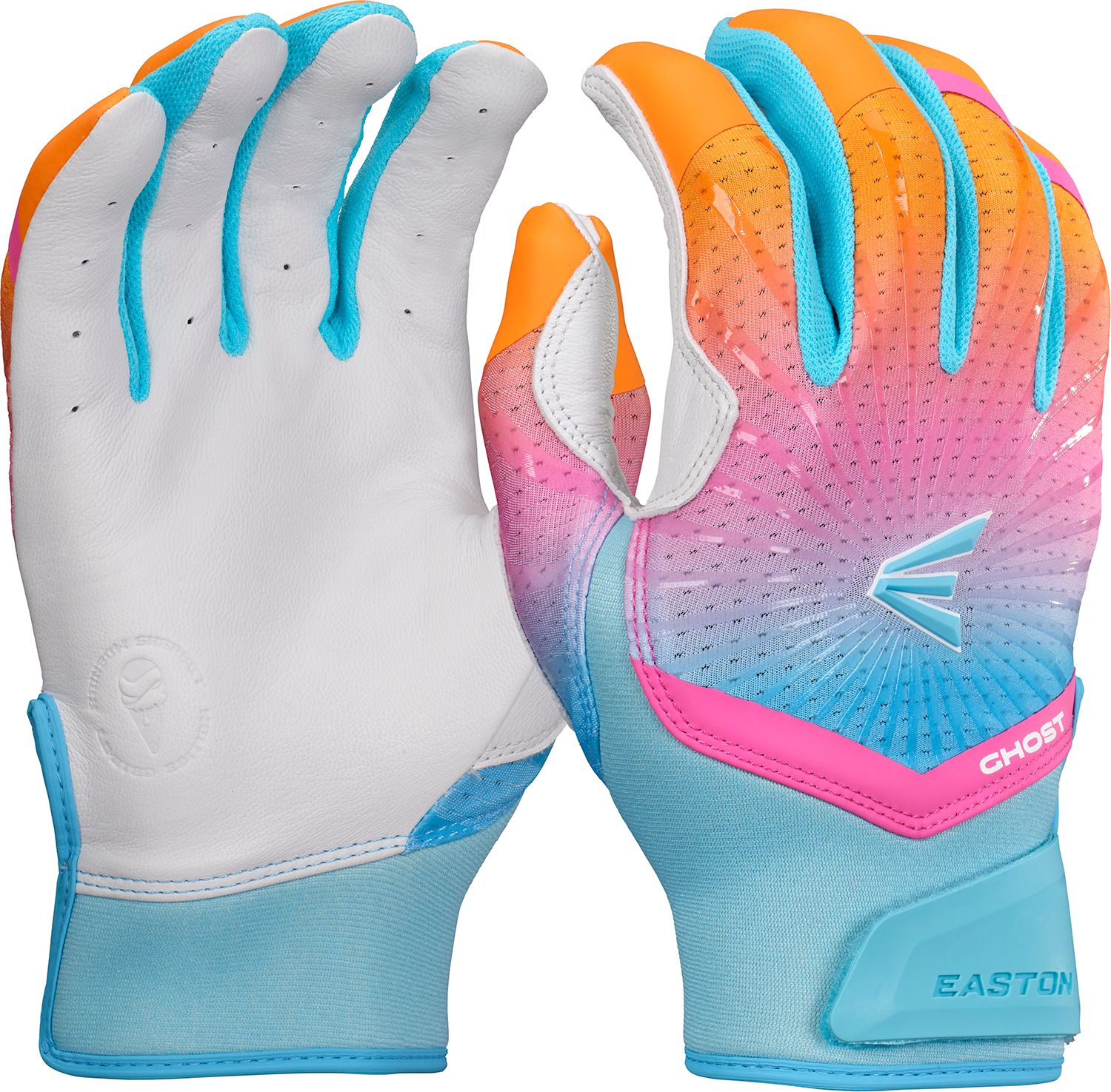 Easton Adult Ghost Sherbet Fastpitch Batting Gloves