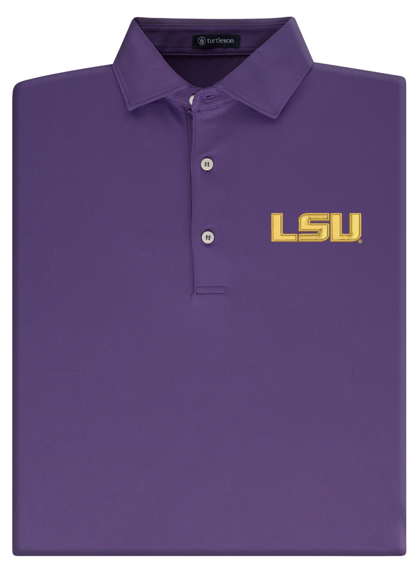 Turtleson Men's LSU Tigers Purple Victory Polo