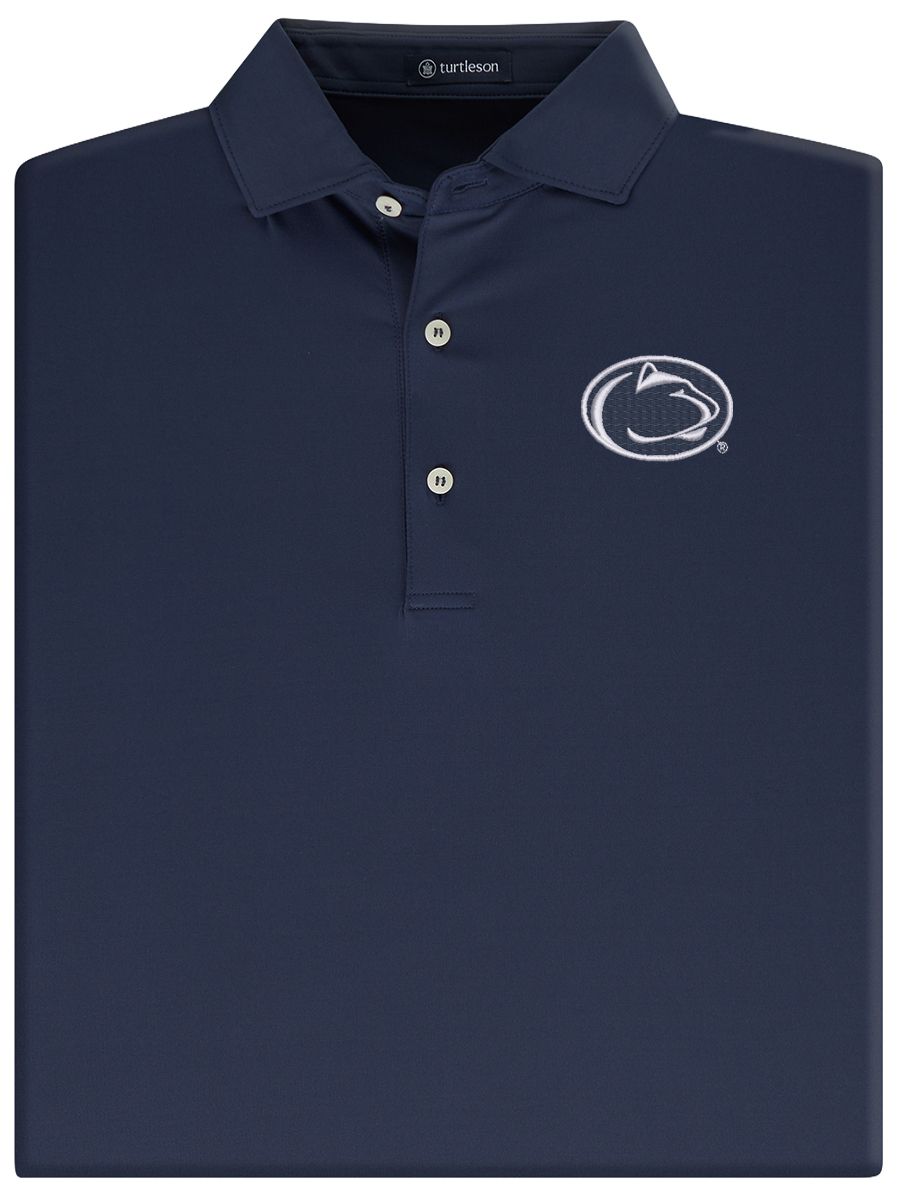 Turtleson Men's Penn State Nittany Lions Blue Victory Polo