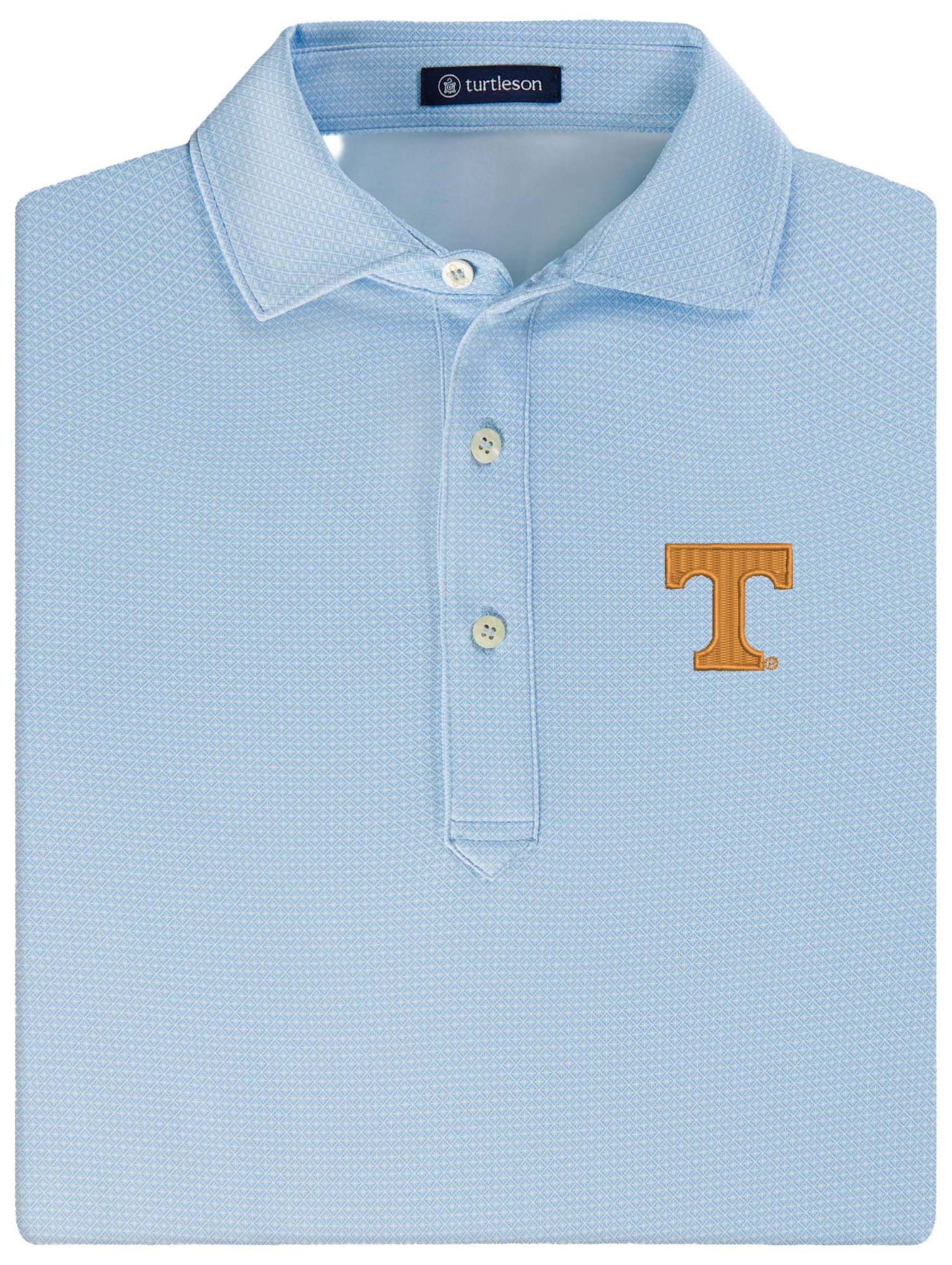 Turtleson Men's Tennessee Volunteers Blue Chris Polo