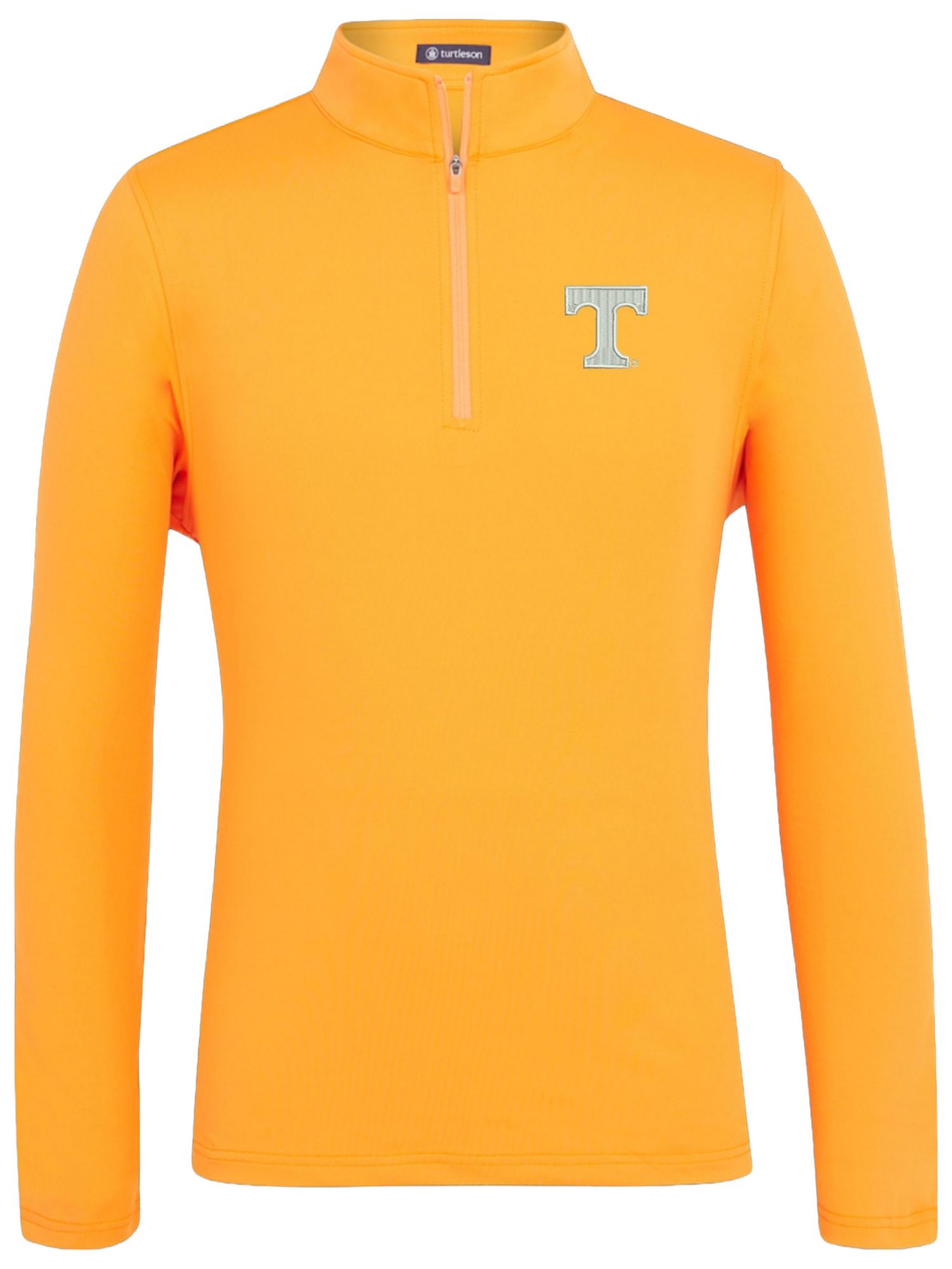 Turtleson Men's Tennessee Volunteers Orange Victory Quarter-Zip Jacket