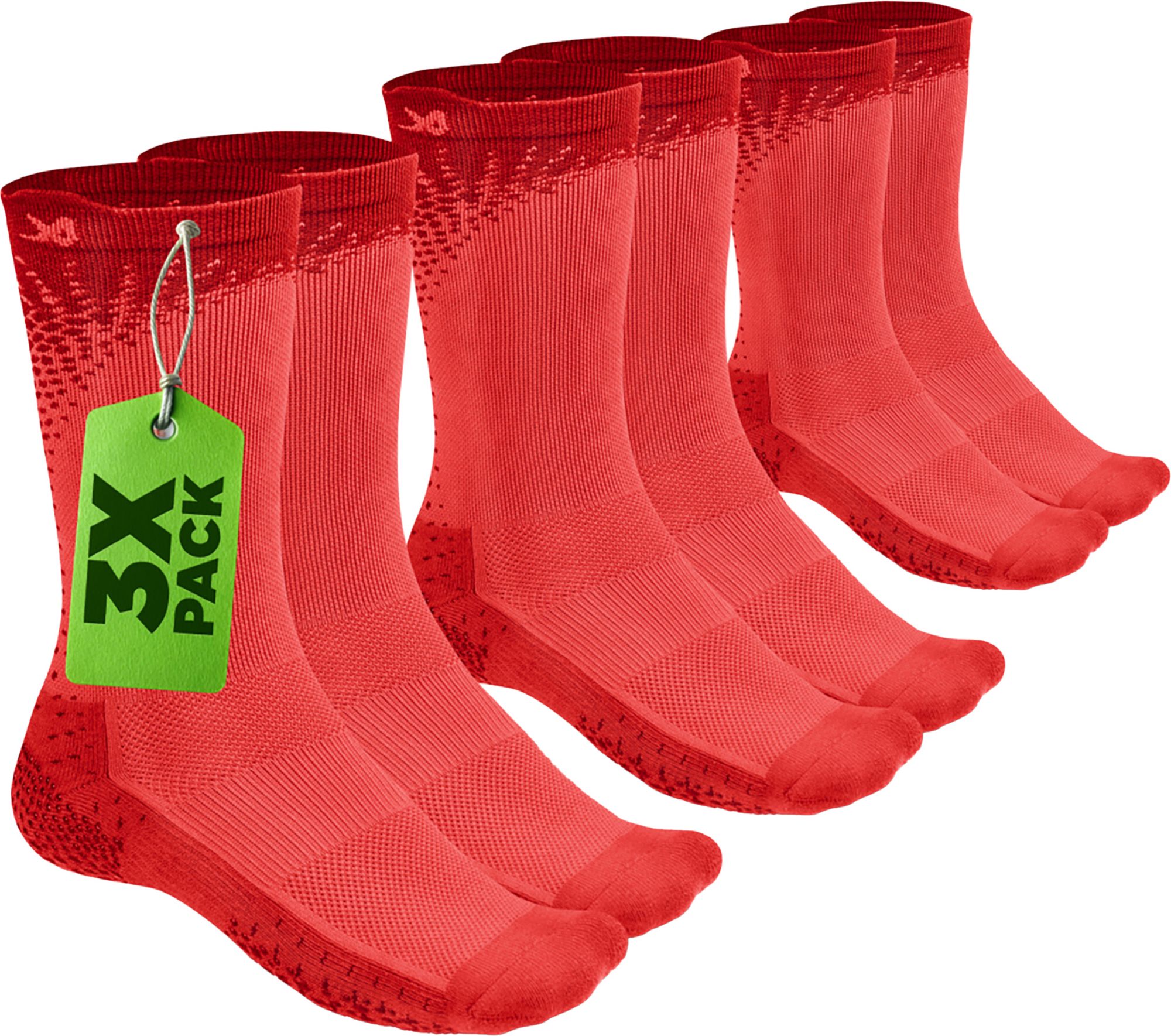 LUX Performance Grip Cleat Calf Socks - 3 Pack