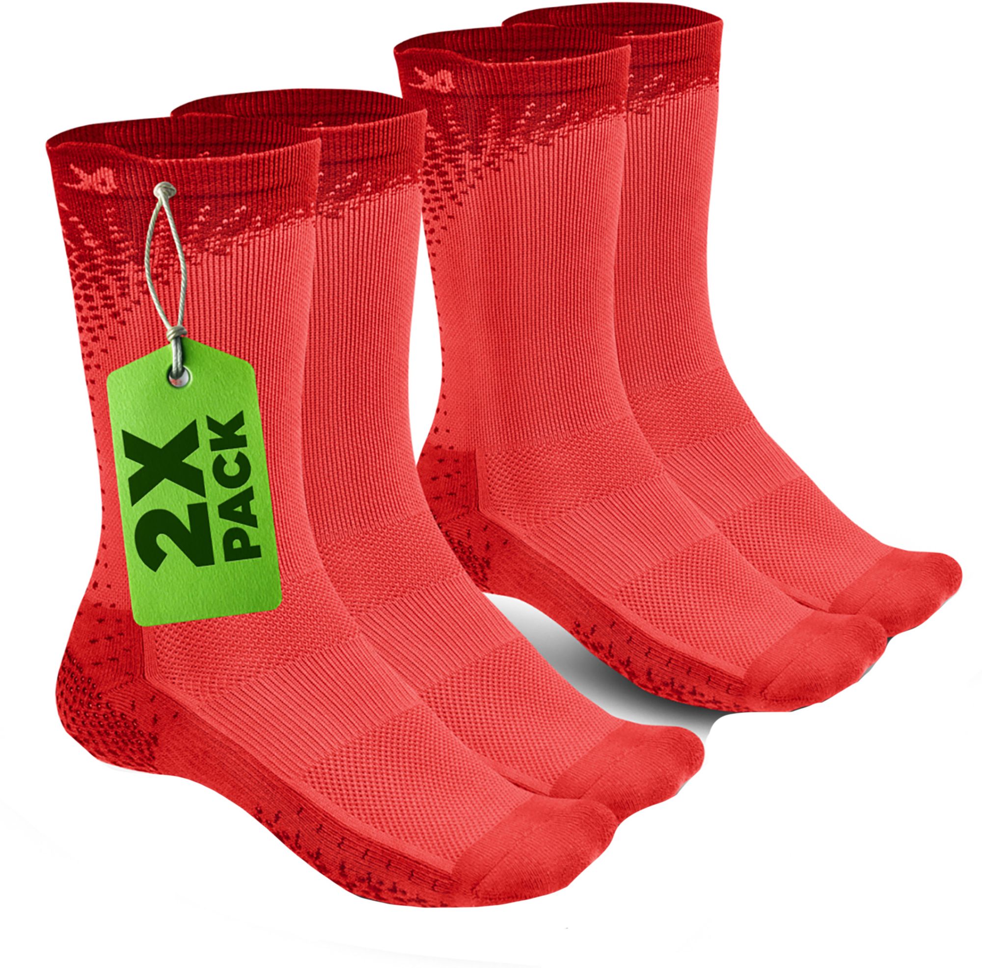 LUX Performance Grip Cleat Calf Socks - 2 Pack