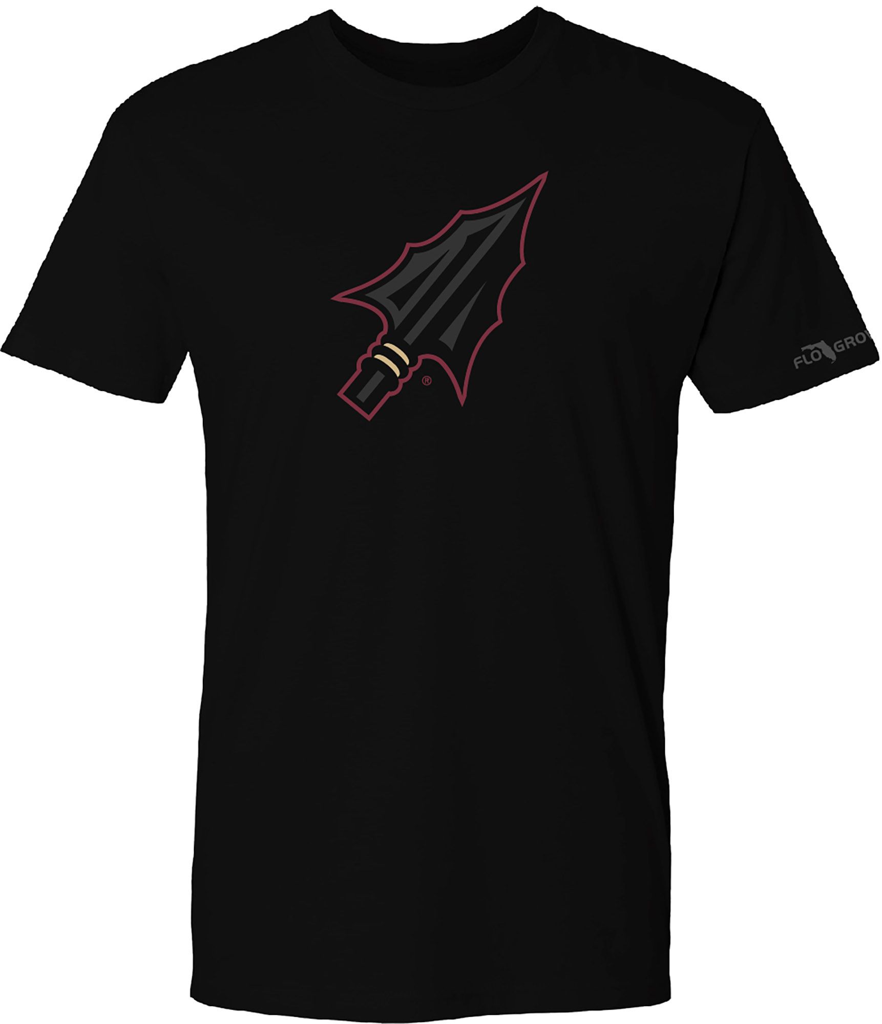 FloGrown Men's Florida State Seminoles Black Blackout Short Sleeve T-Shirt
