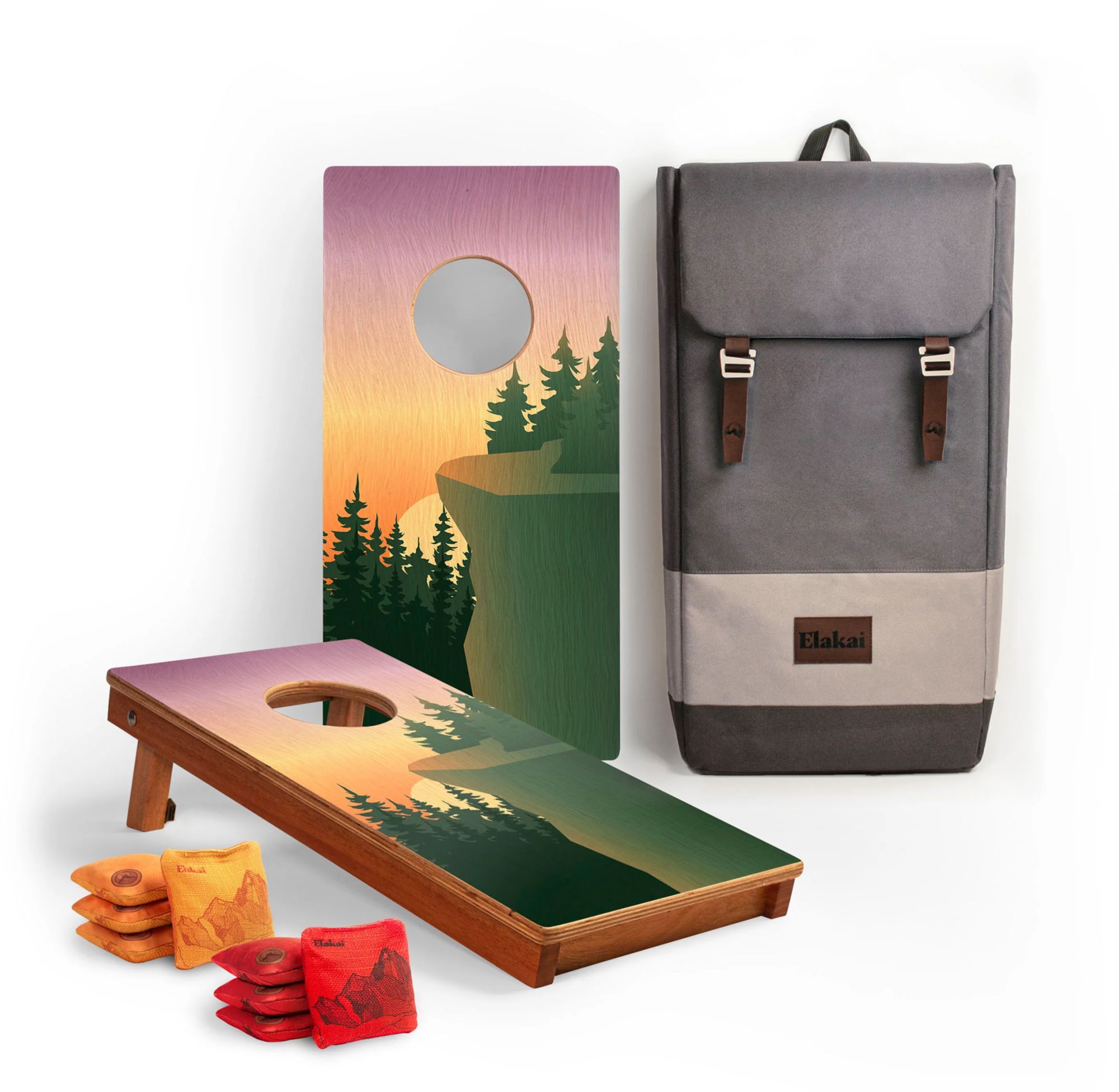 Elakai 1 x 2 Ft. Pathfinder Cornhole Board Set