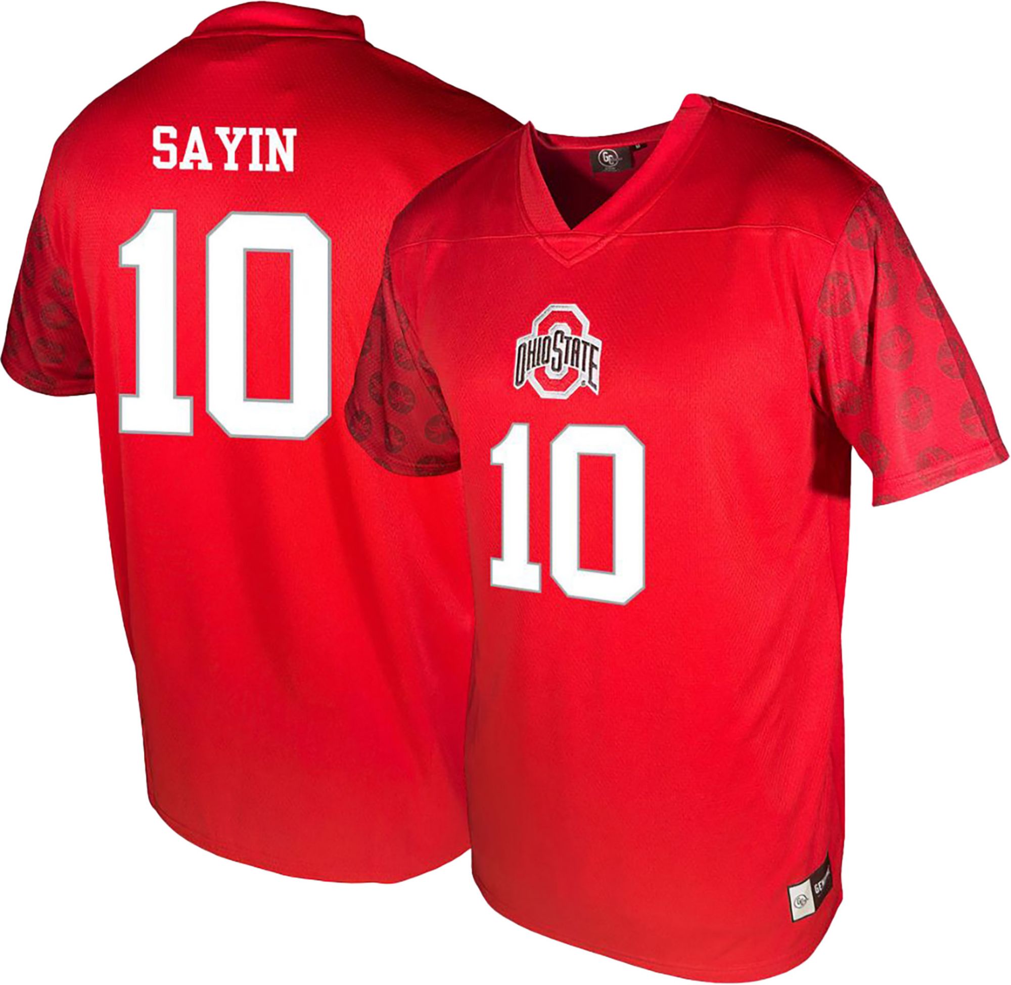 Genuine Collective Men's Ohio State Buckeyes Julian Sayin #10 Red Jersey