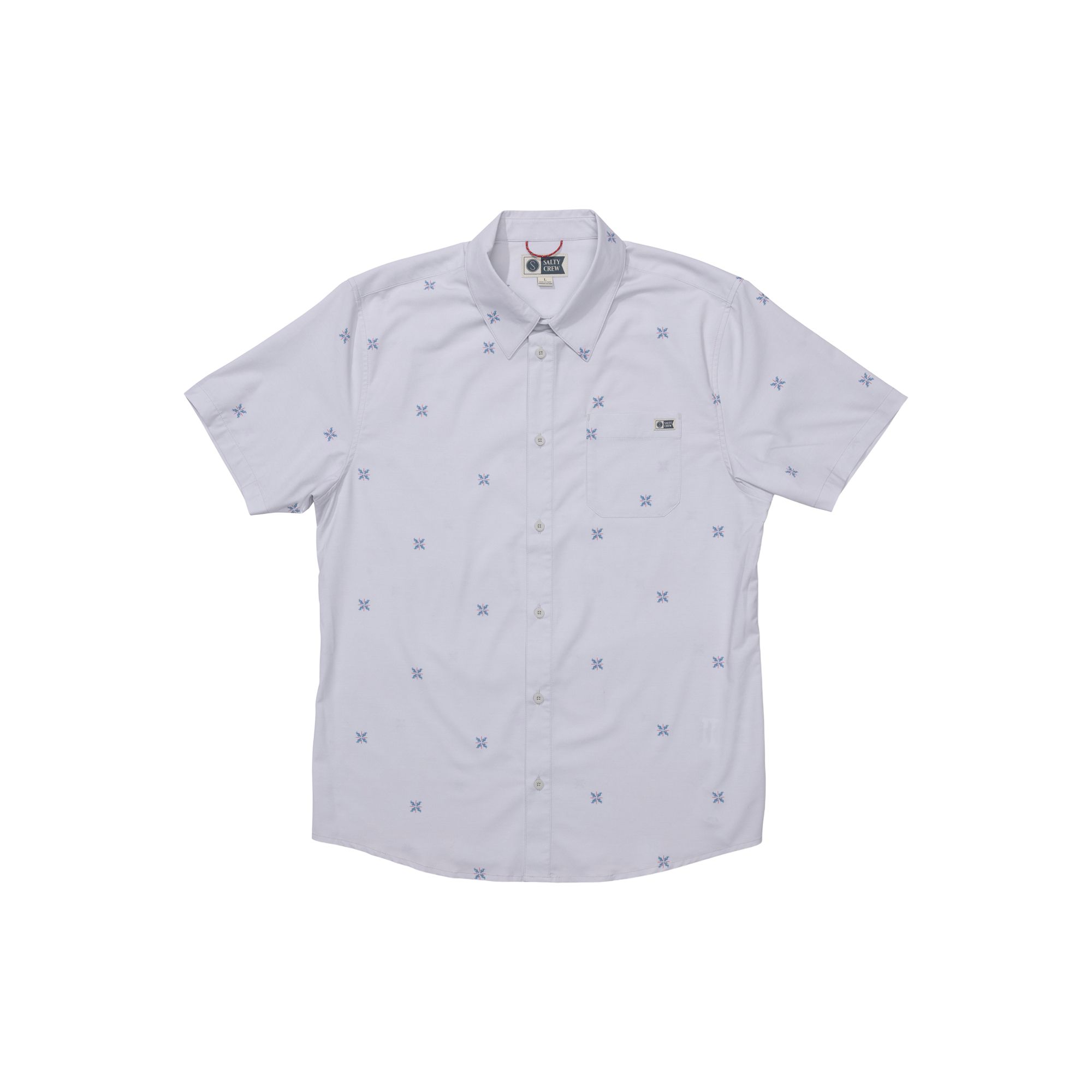 Salty Crew Men's Drifter UV Short Sleeve Button Up Shirt