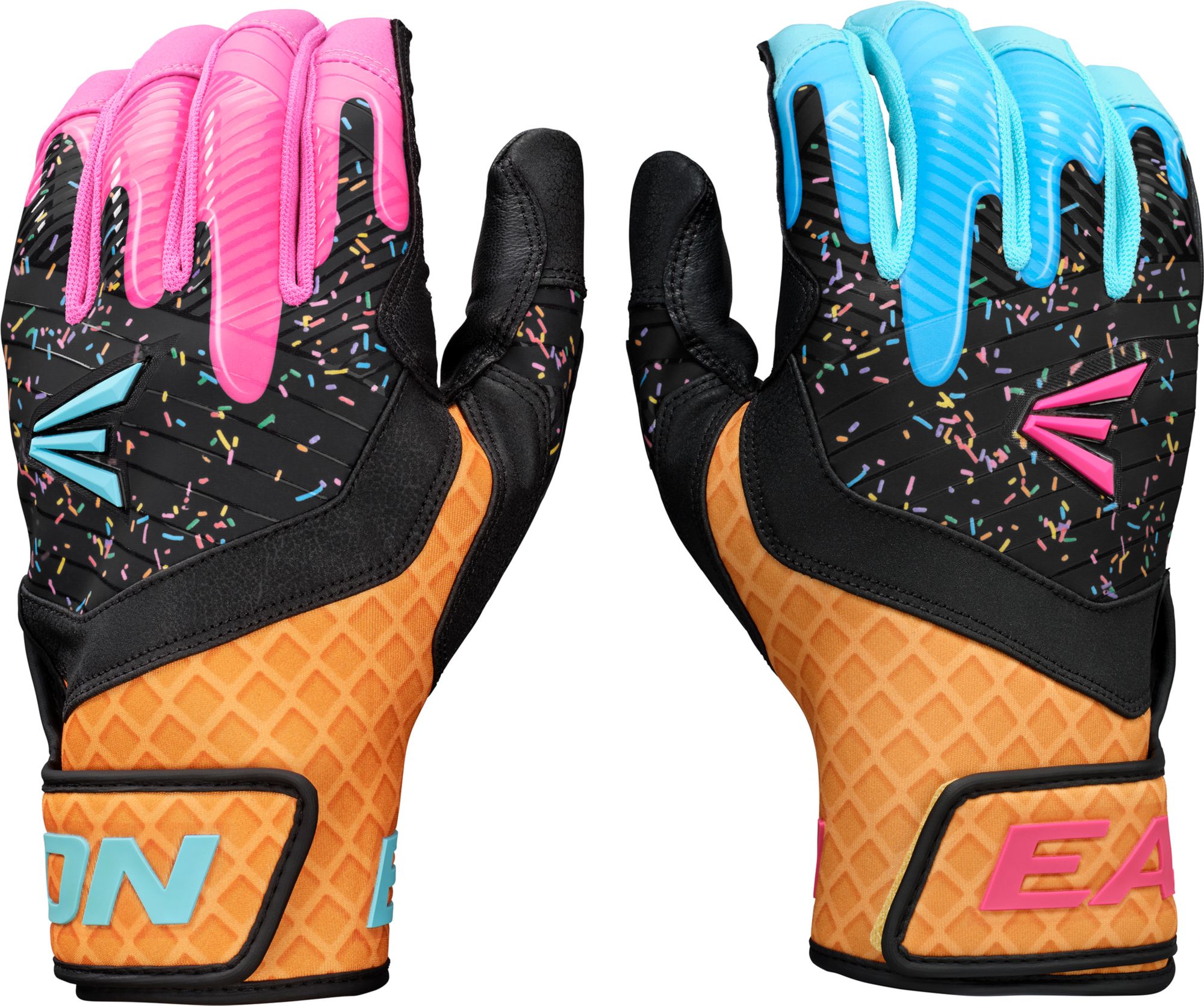 Easton Youth Walk-Off Sugar Rush Batting Gloves, XL, Black