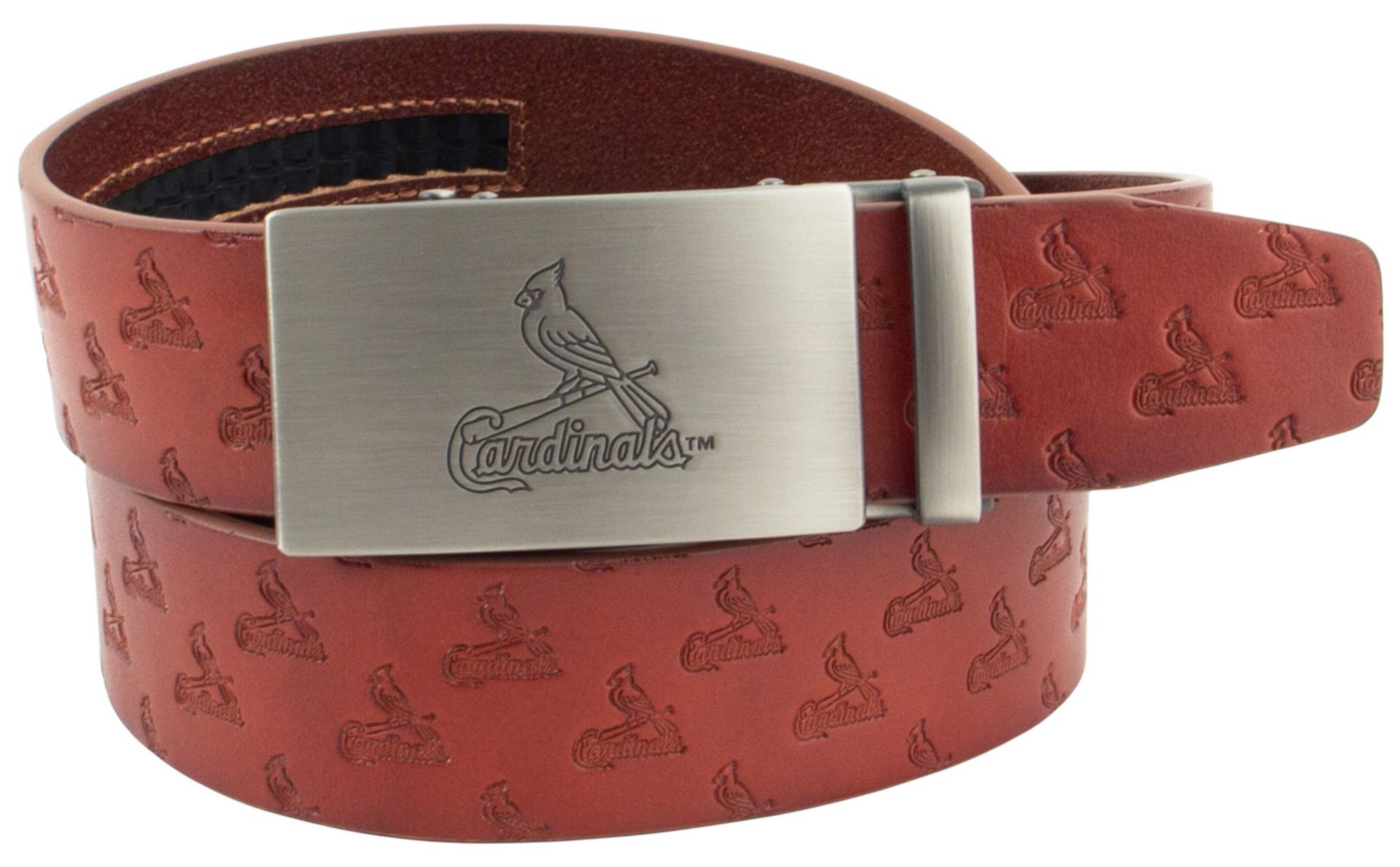 Eagles Wings Adult St. Louis Cardinals Brown Ratchet Belt